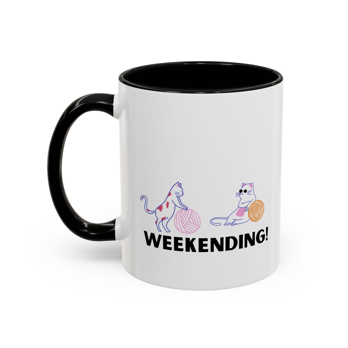 Crochet weekending mug coffee lover weekending vibes mug Coffee Mug swift Funny Coffee Cup Cat Lady Gift Cat Lover Gift Cat Mom christmas