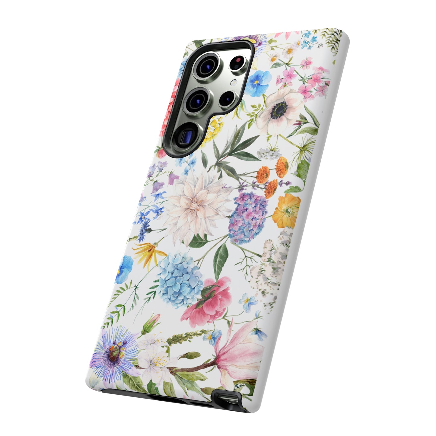 Floral phone case mother's day gift best friend gift for her gift for him flower cell phone cases Tough Cases
