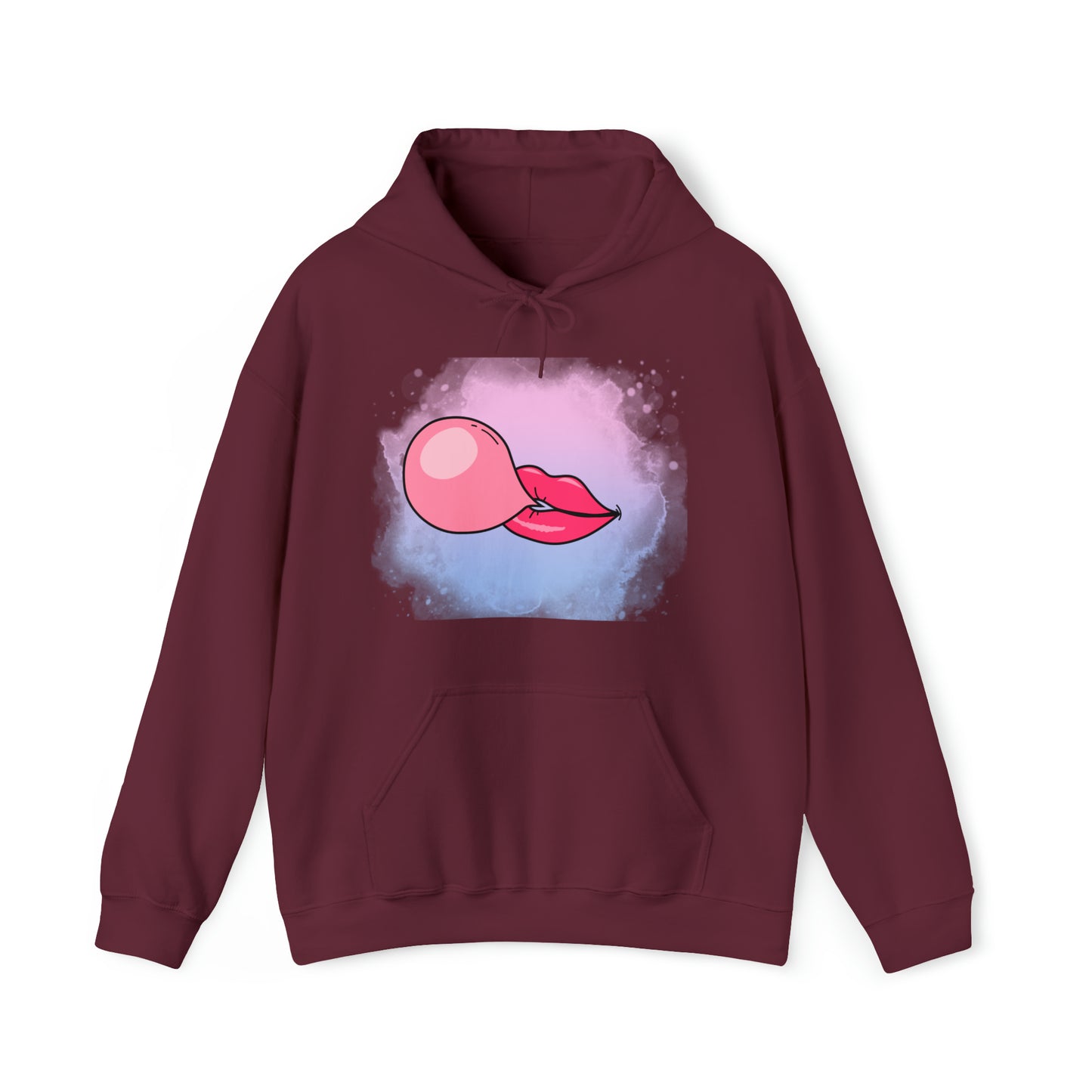 Bubble Gum kiss Hoodie, Summer Bubblegum shirt, Birthday gift for her, Galantine gift for her, best friend gift,birthday vacation,Unisex