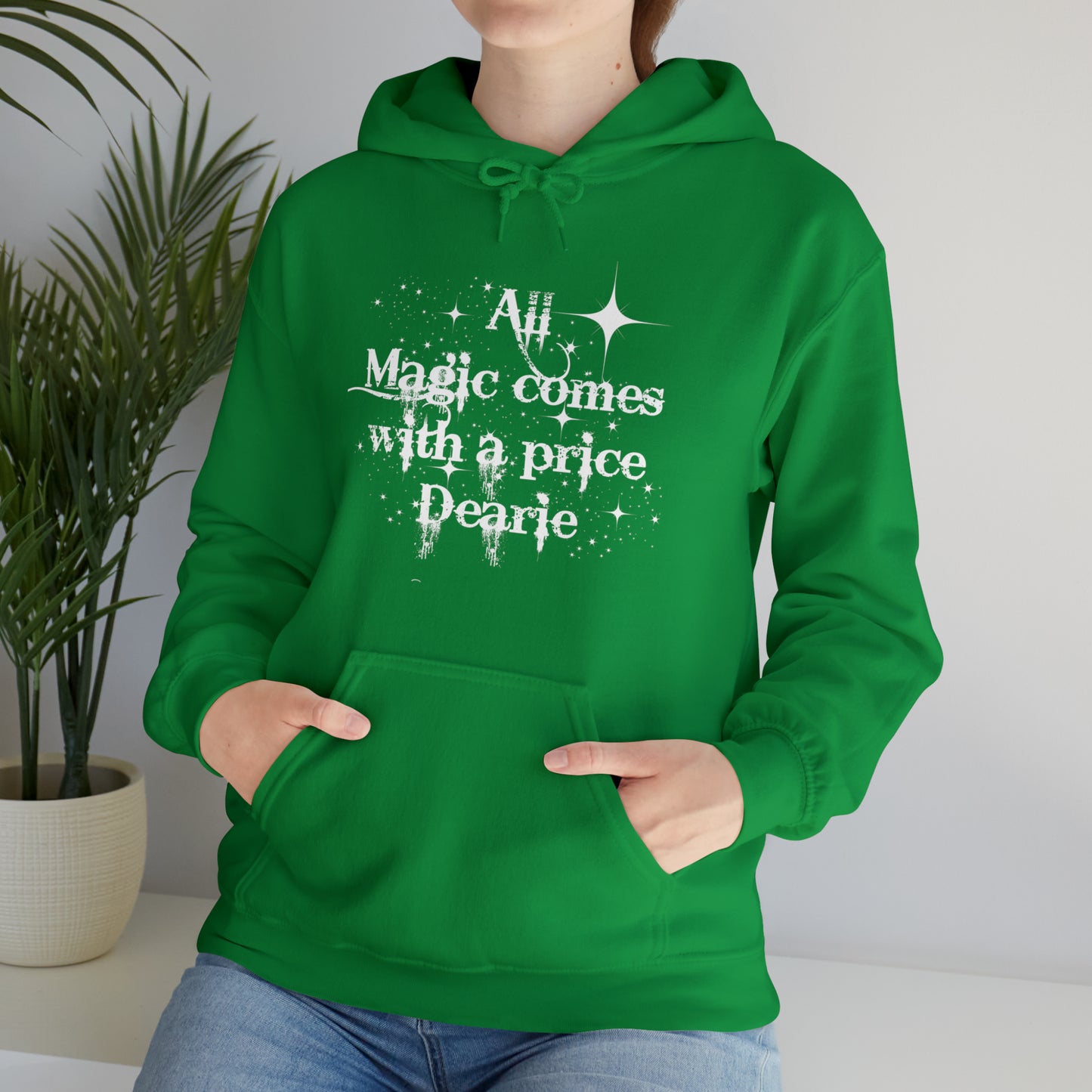 All magic comes with a price Dearie hoodie,OUAT Fan gift, Rumpelstiltskin gift for her, Christmas gift, Unisex Heavy Blend Hooded Sweatshirt