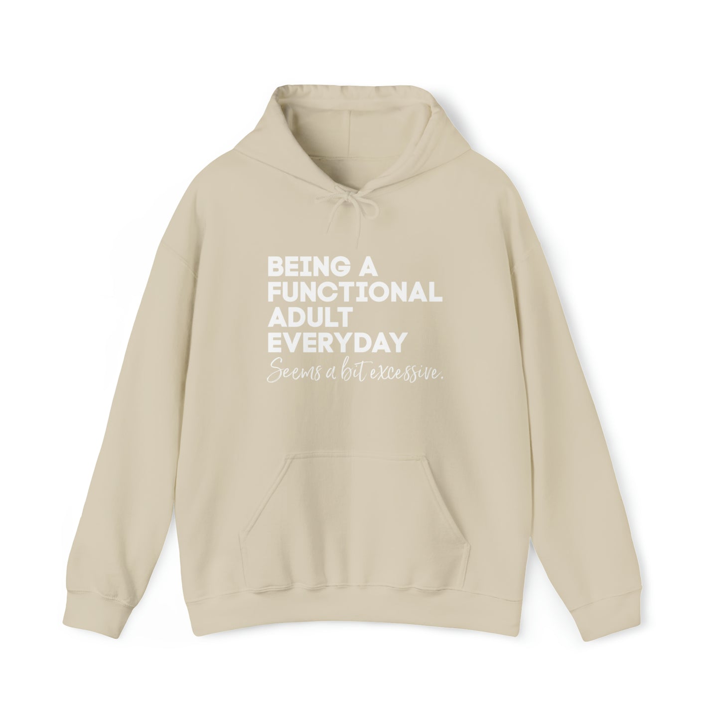Being a functional adult sweater funny sweashirt birthday gift Christmas gifts Sweatshirt Gift for him Gift