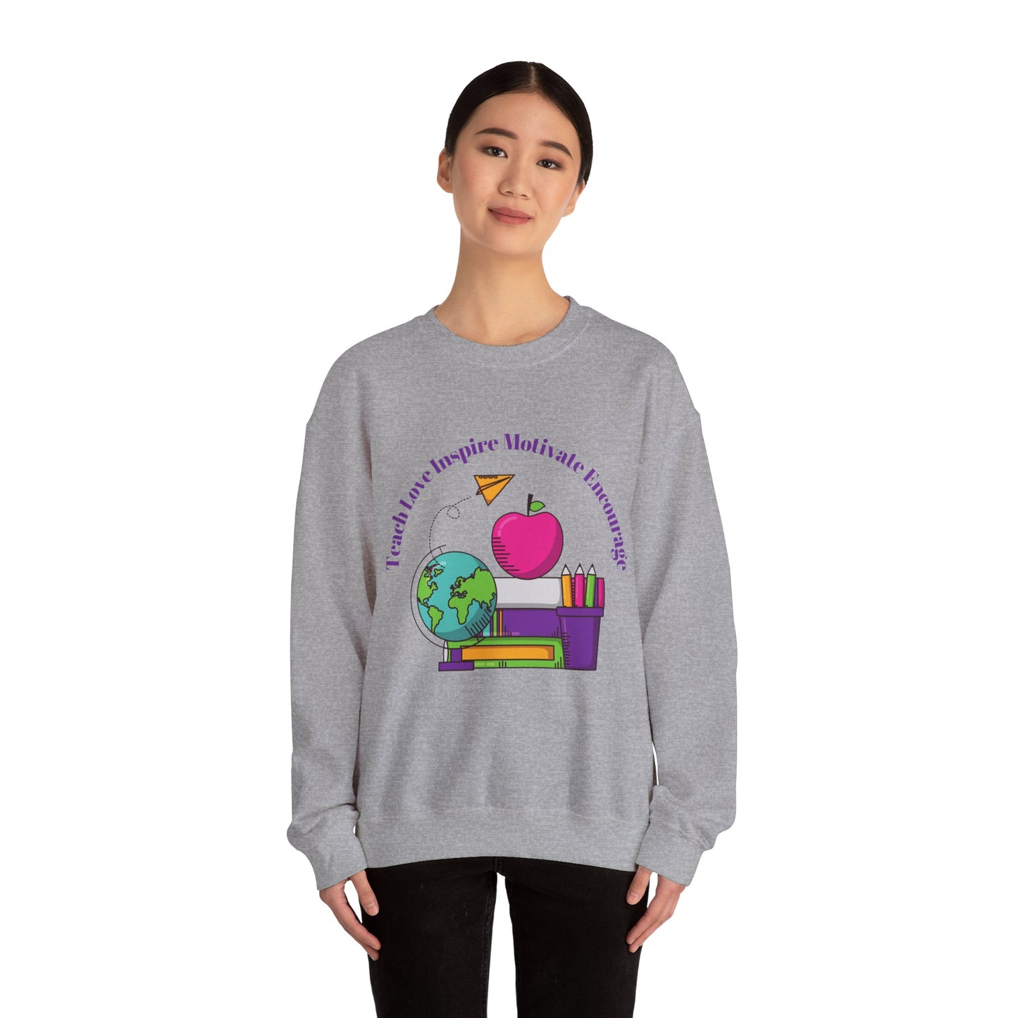 Teacher love motivate sweater gift for her teacher sweater custom sweater funny Valentine's sweater gift for him professor gift birthday