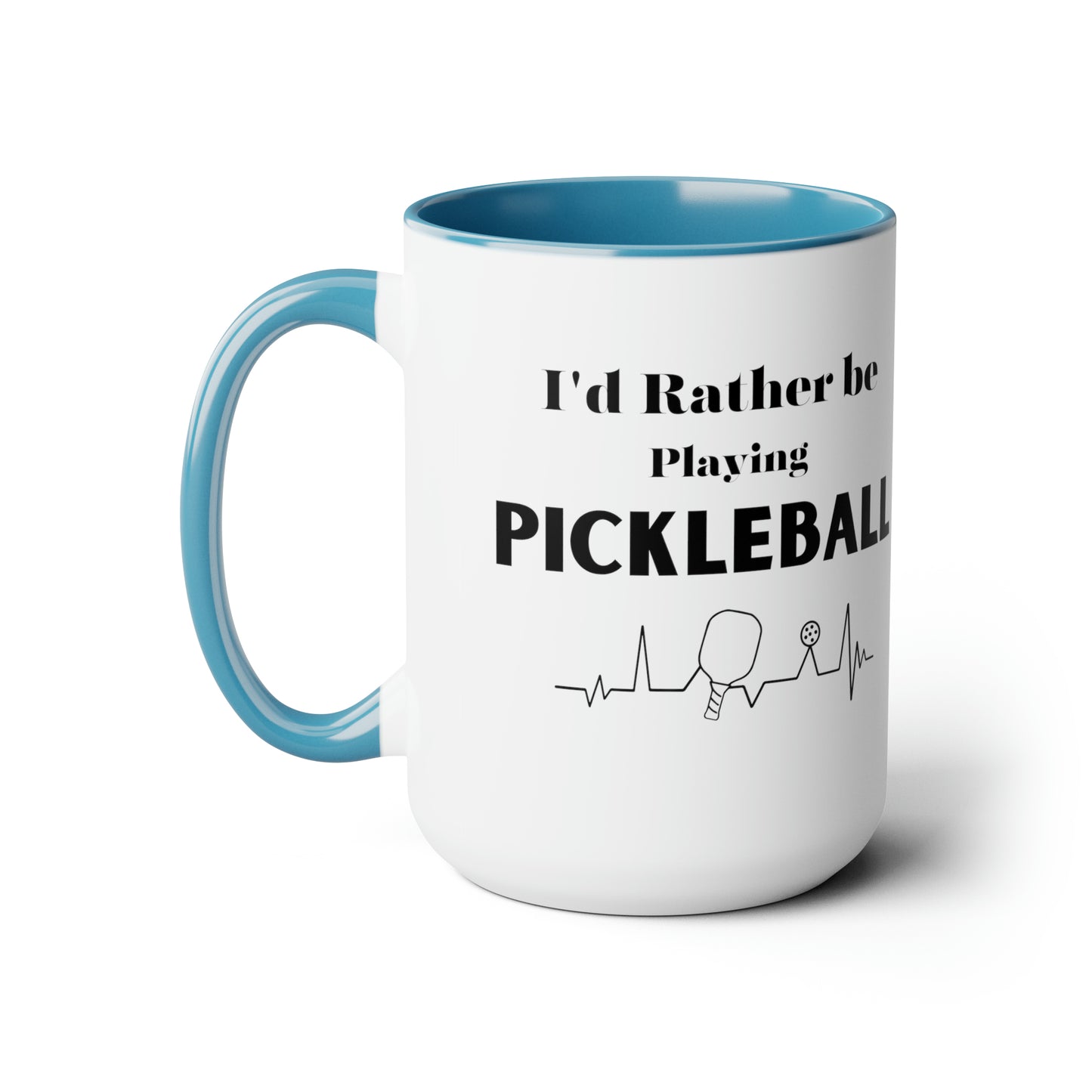 I'd rather be playing pickleball mug pickleball lover Daddy mug gift for her gift for him Coffee Mug pregnancy reveal gift wife Coffee tea
