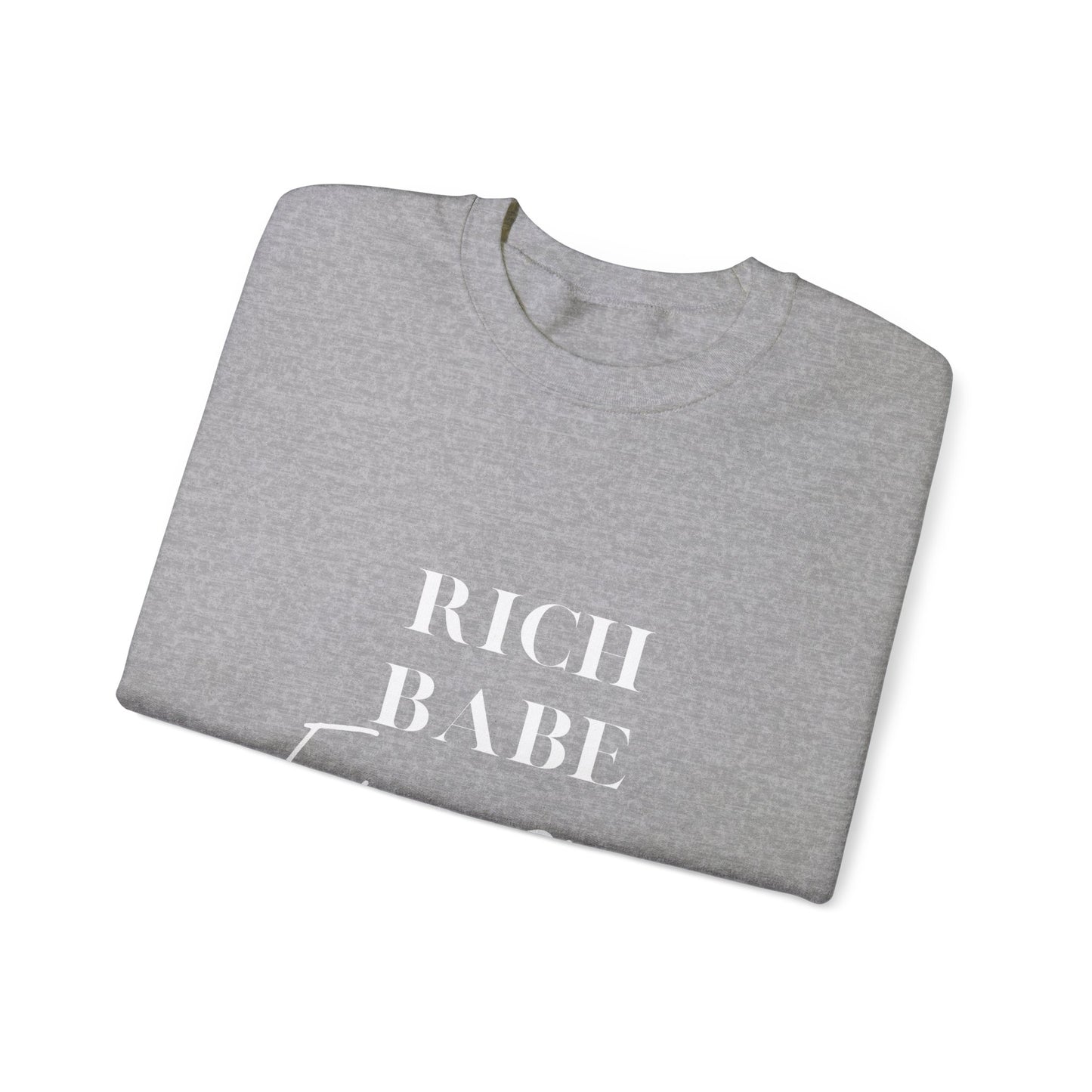 Rich Babe energy sweater funny gift for her bestie gift galentine sweater funny Valentine's sweater gift for him entrepreneur gift birthday