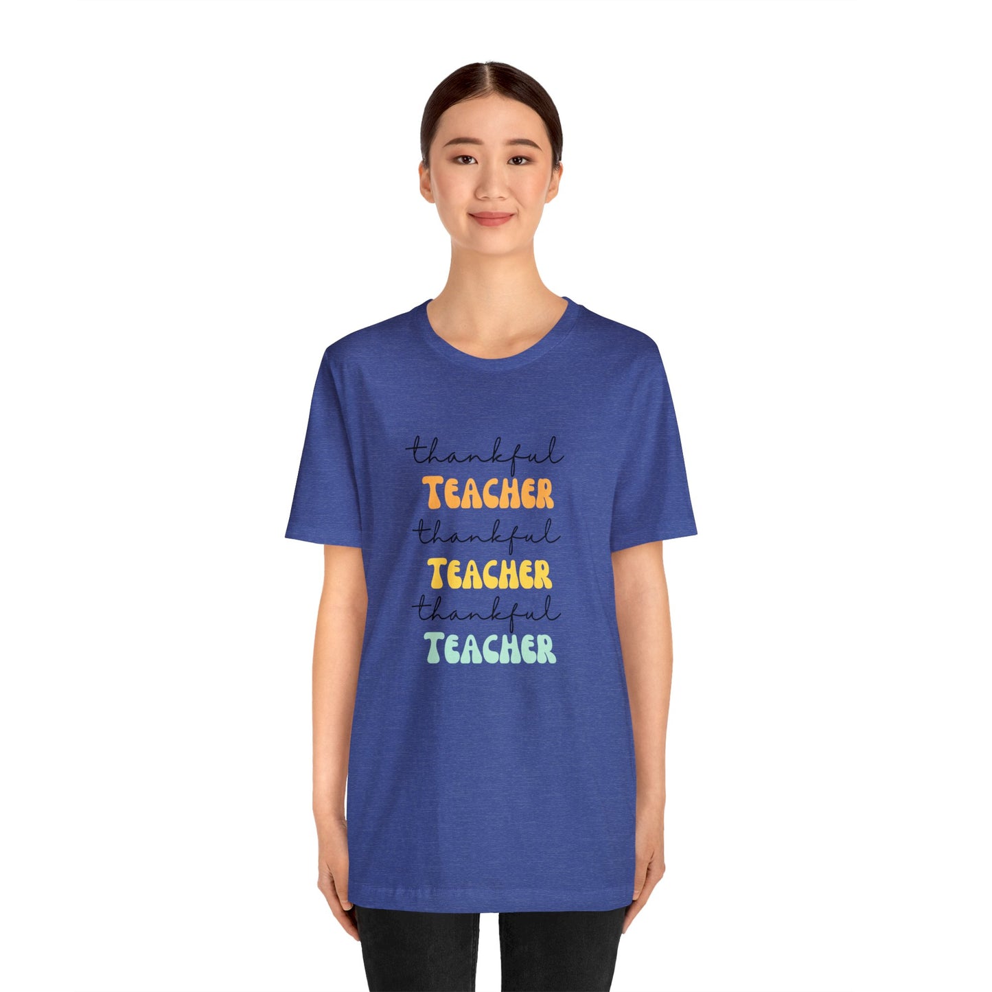 Thankful teacher shirt tiny humans teacher appreciation gift Thanksgiving shirt gift for her gift for him Unisex Tee Christmas gift