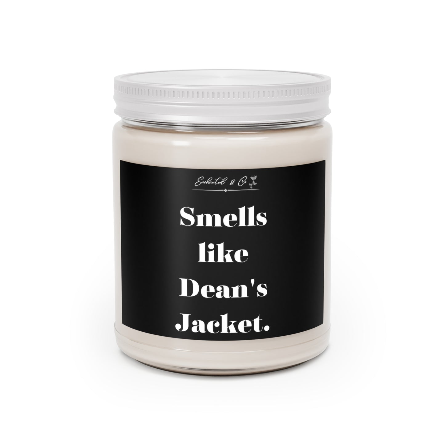 Smells like Dean's Jacket candle best friend gift for her gift for him bestie gift Vanilla scented candle Winchester Christmas fan team Dean