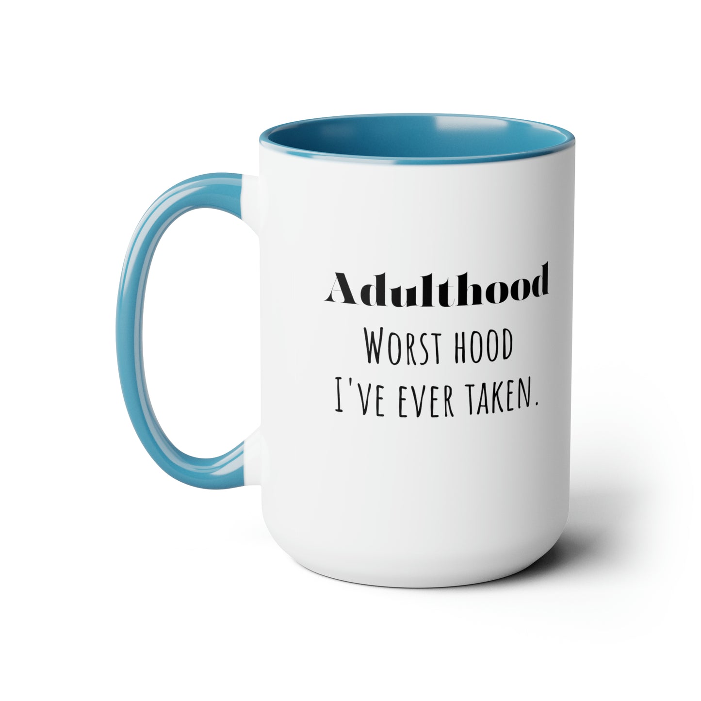 Adulting mug funny adulthood mug bestie gift Valentine's Day gift for her mug custom message gift gift for him Coffee Mug Coffee tea