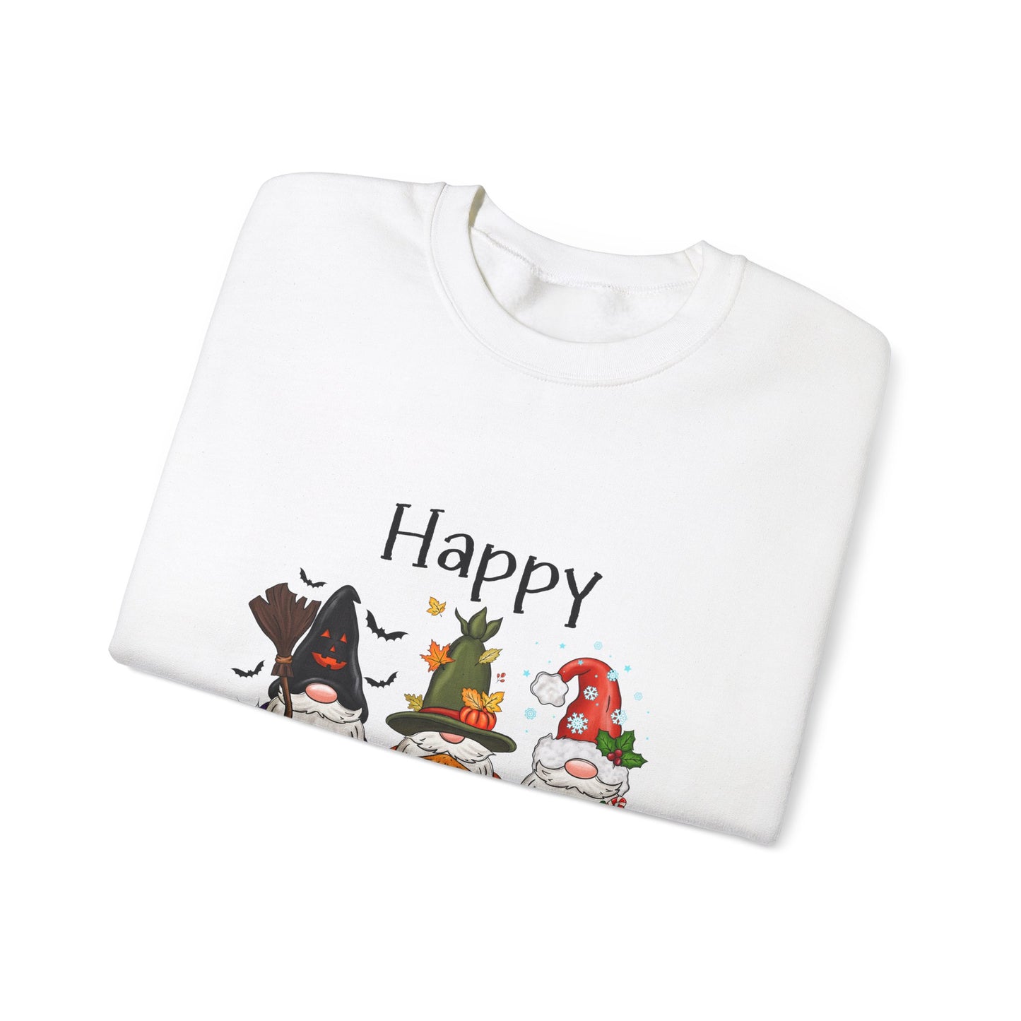 Happy Hallothanksmas Sweatshirt gnome Halloween sweater Gift For her for him Christmas Sweatshirt Cute Halloween Sweater HalloweenSweatshirt