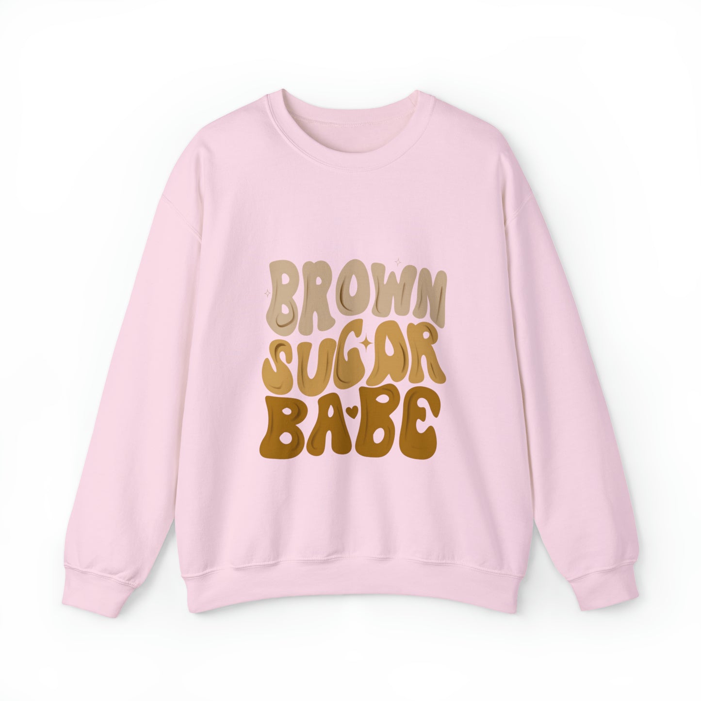 Brown Sugar Babe sweatshirt, Brown Beauty shirt, Birthday gift for her, Melanin sweatshirt, Unisex Heavy Blend Crewneck Sweatshirt