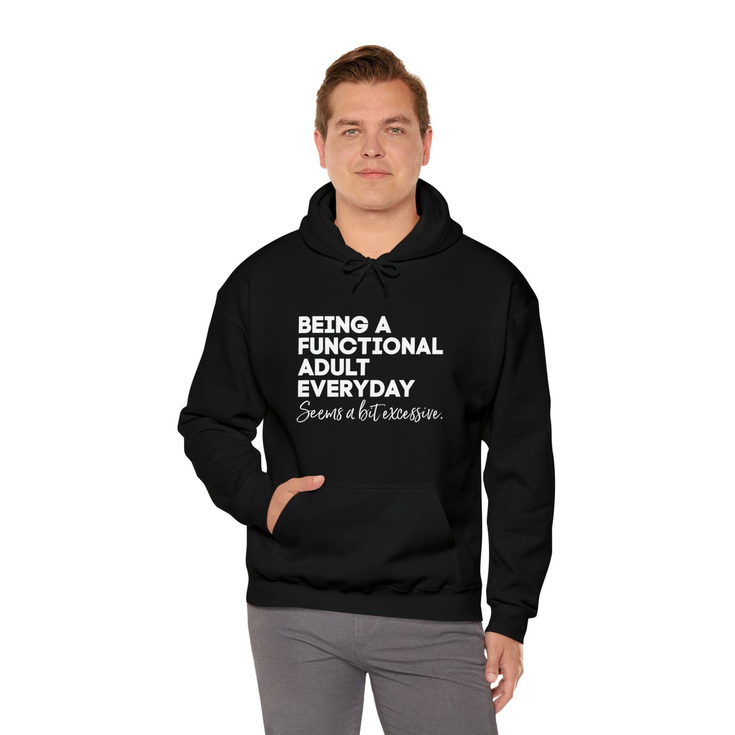 Being a functional adult sweater funny sweashirt birthday gift Christmas gifts Sweatshirt Gift for him Gift