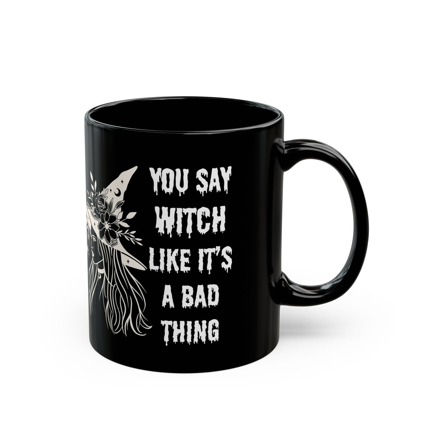 Halloween mug Witchy gift Spooky things mug I like spooky this and word fuck funny gift best friend gift Christmas Black Mug (11oz, 15oz)