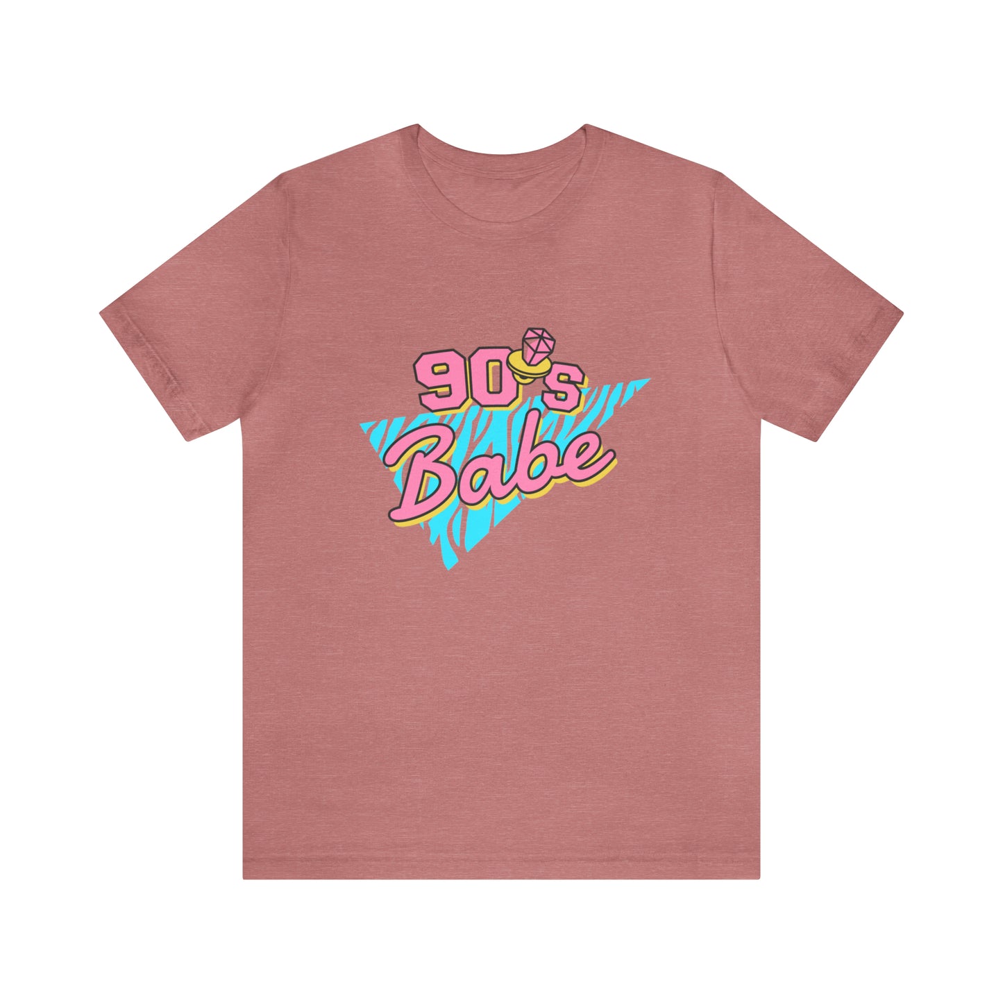 90's Babe shirt, gift for her, Christmas shirt, galantine gift best friend trip, Unisex Jersey Short Sleeve Tee