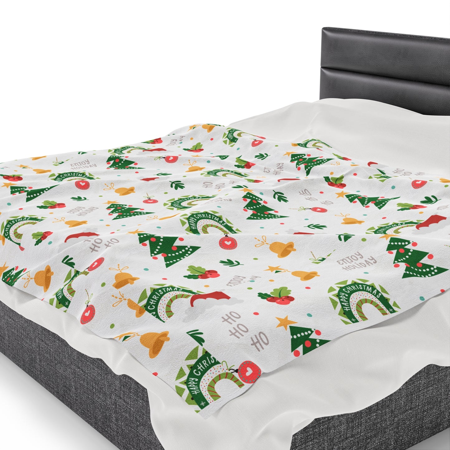 Christmas Blanket holiday blanket christmas movie watching blanket Merry christmas  blanket Velveteen Plush Blanket