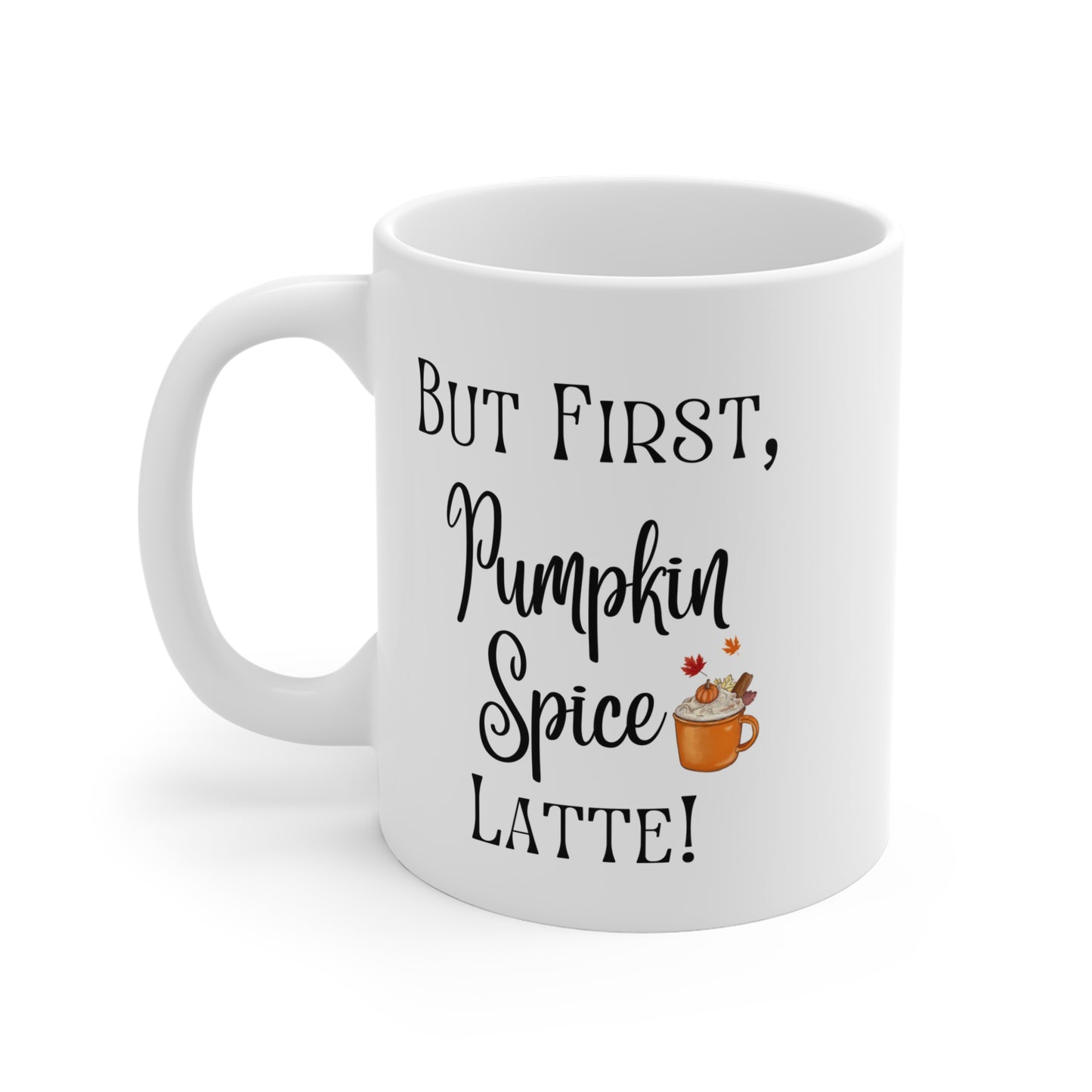 Pumpkin Spice Latte Mug, Autumn Coffee Cup, Fall Gift for Coffee Lovers, Seasonal Drinkware, Cozy Kitchen Decor