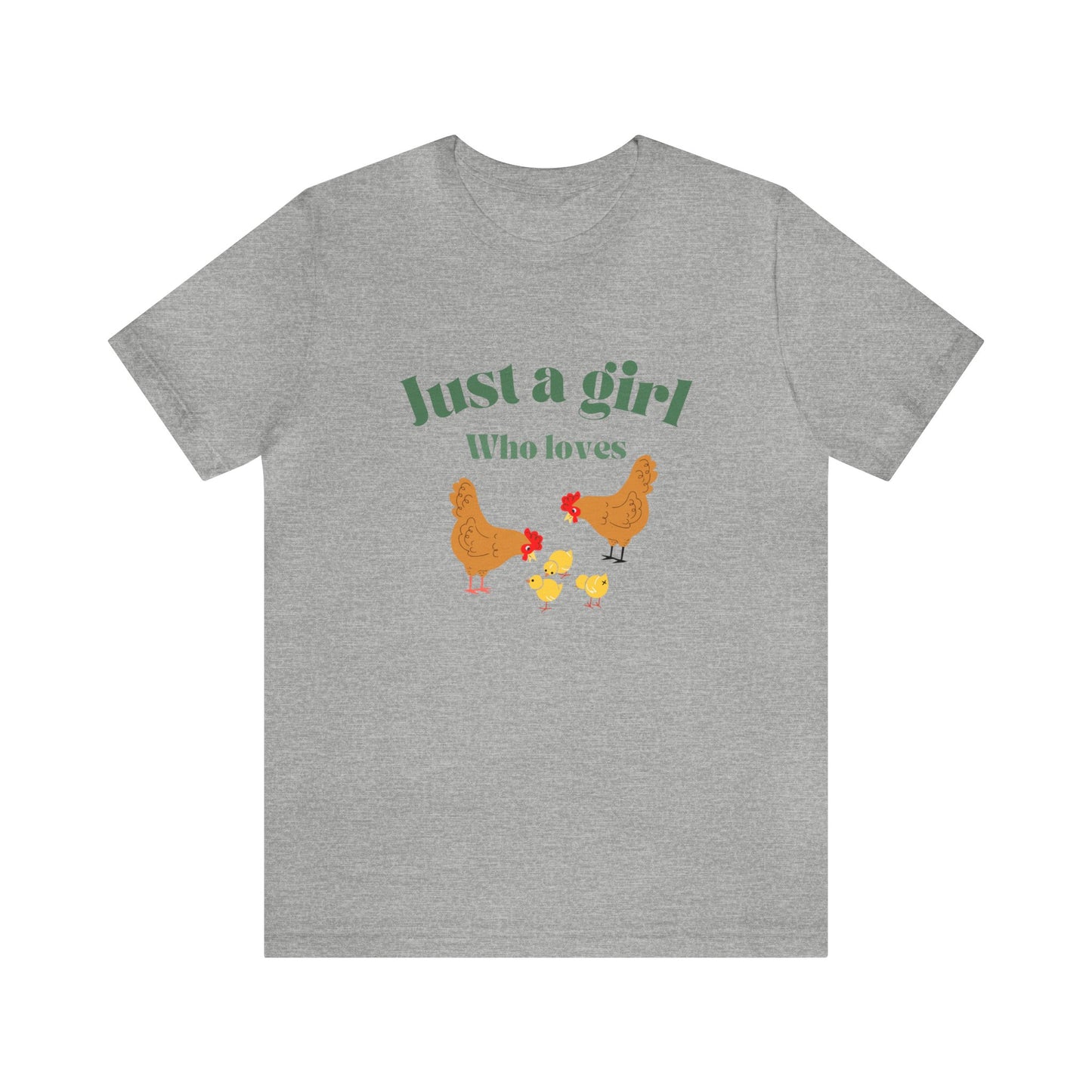 Just a girl who loves chickens shirt funny gift for her chicken shirt girlfriend shirt birthday Shirt Matching travel Tees farm life style