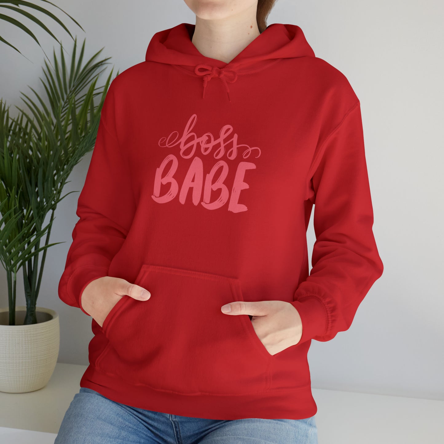 Boss Babe hoodie, boss babe energy, gift for her, millionaire babe, Unisex Heavy Blend Hooded Sweatshirt