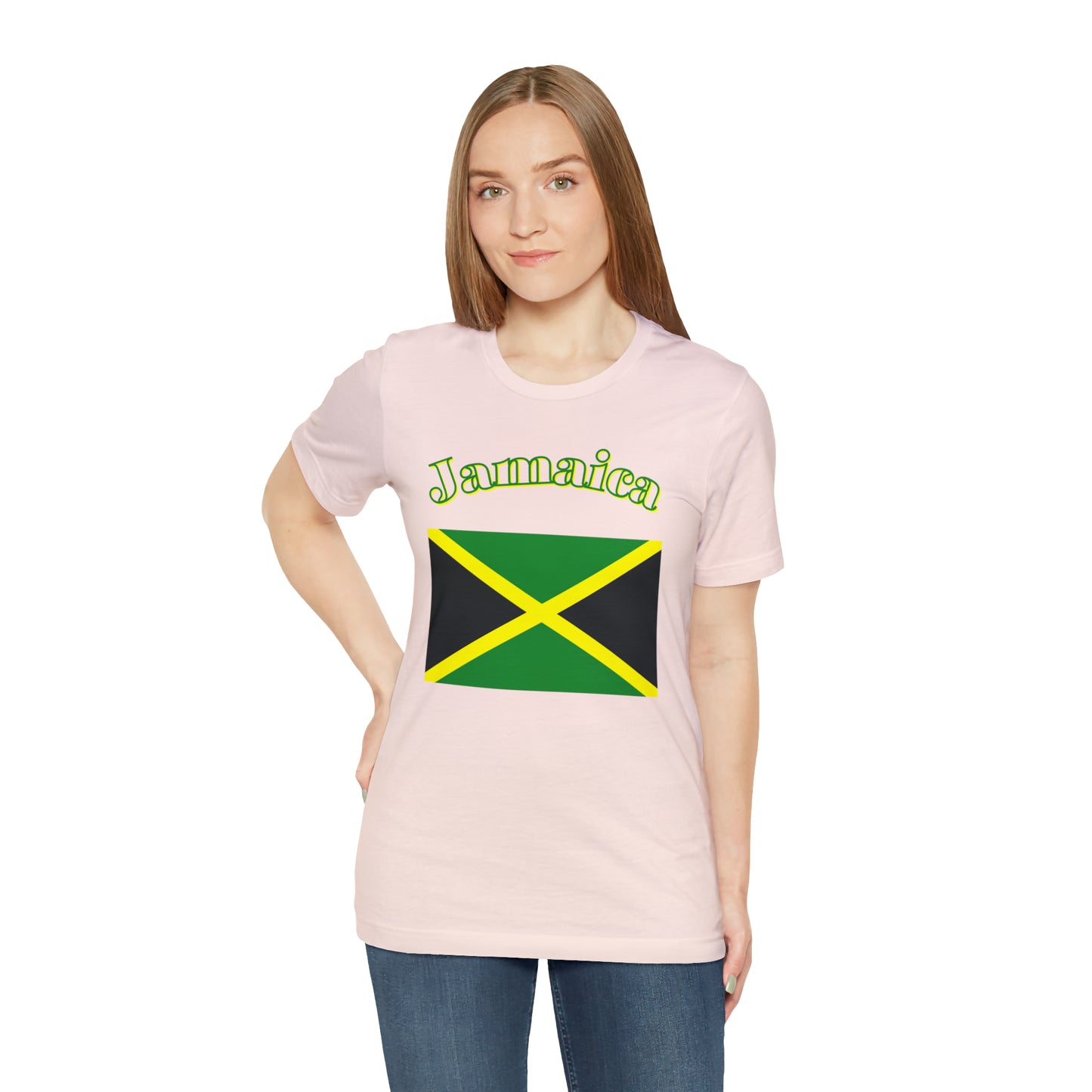 Jamaica flag shirt Jamaican T-shirt positive vibes shirt good vibes tee island girls trip shirt bohemian top Christmas gift for her for him