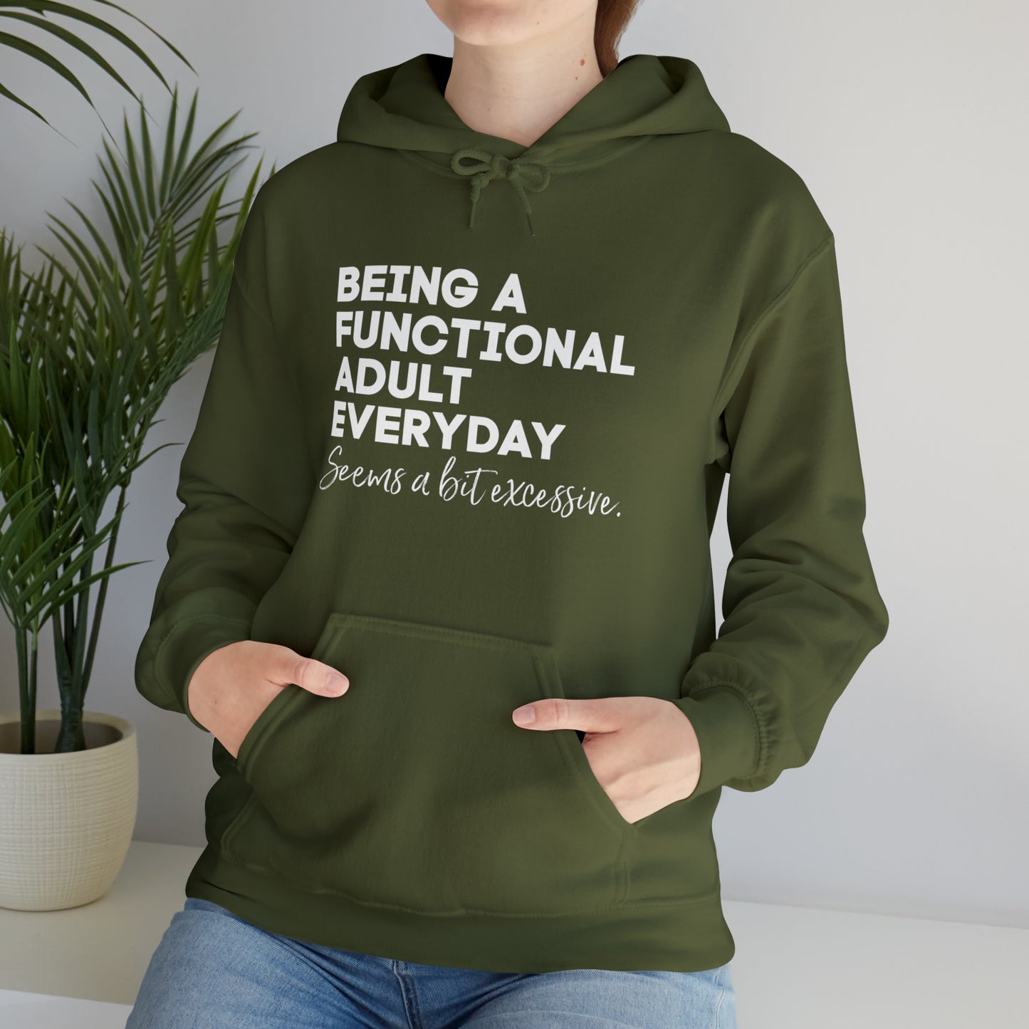 Being a functional adult sweater funny sweashirt birthday gift Christmas gifts Sweatshirt Gift for him Gift