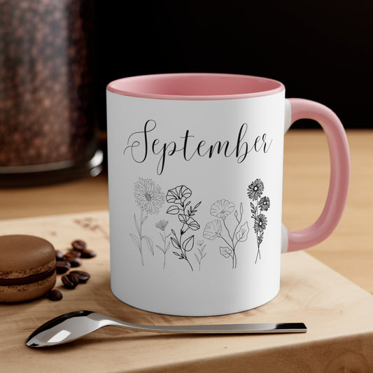 Birthday Month mug September birthday month gift coffee mug gift for best friend gift for her tea gift for her gift for him 11oz