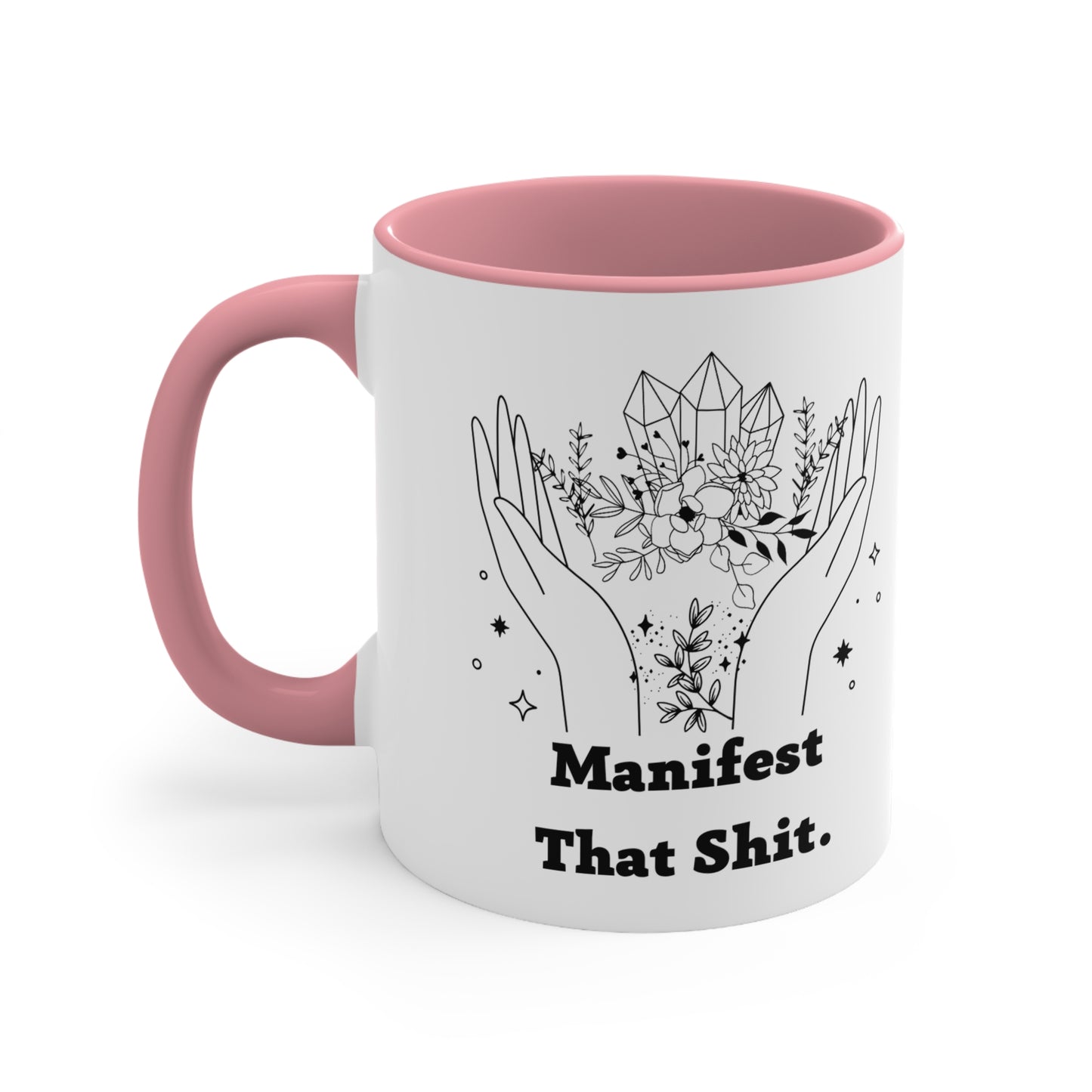 Manifest that shit mug spiritual motivational gift birthday gift custom mug gift for best friend coffee tea gift for her gift for him 11oz