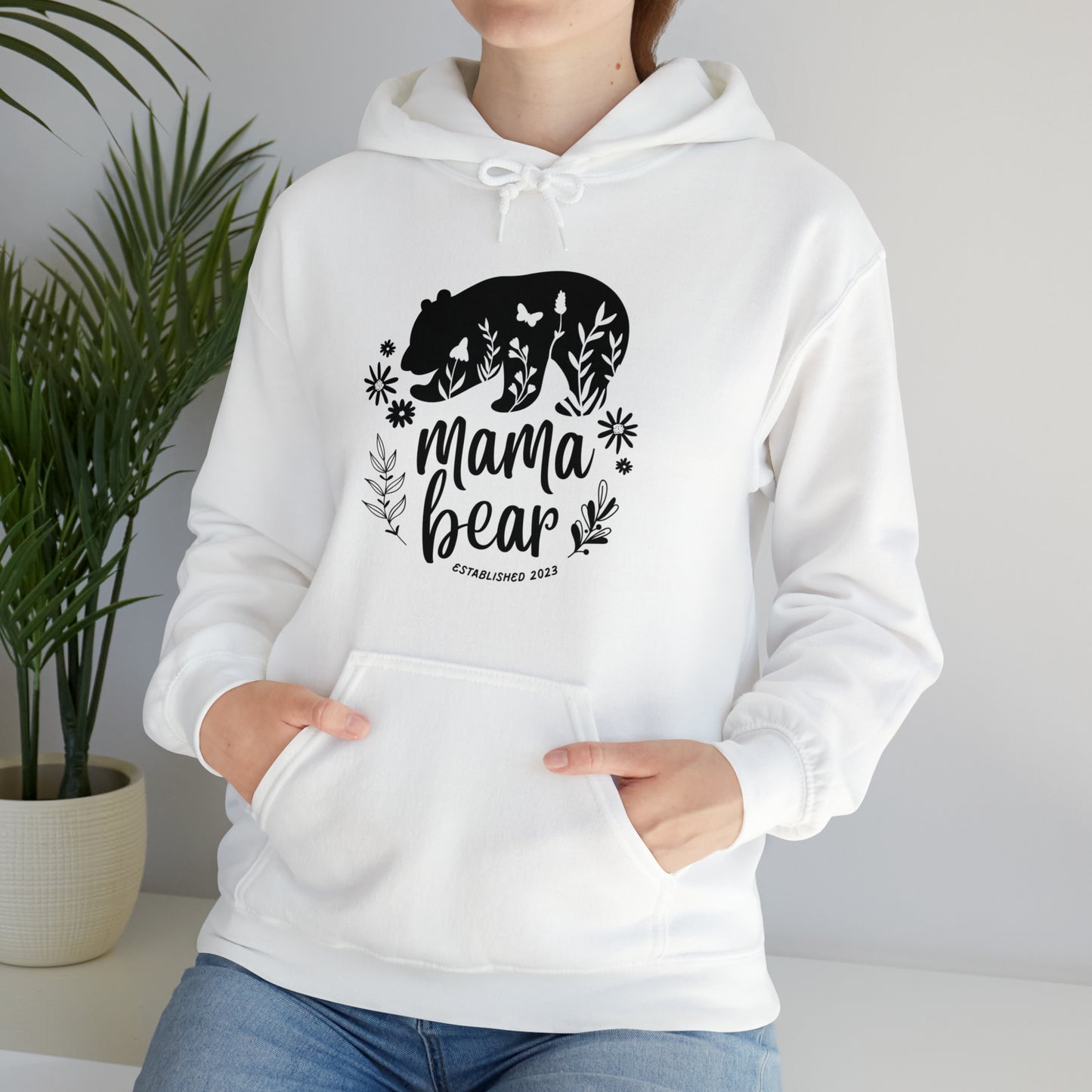 Mama Bear Hoodie, personalized Gift for Mom, mama Hoodie, gift for Mom clothes, gym shirt, Birthday gift for her,Galantine gift for her