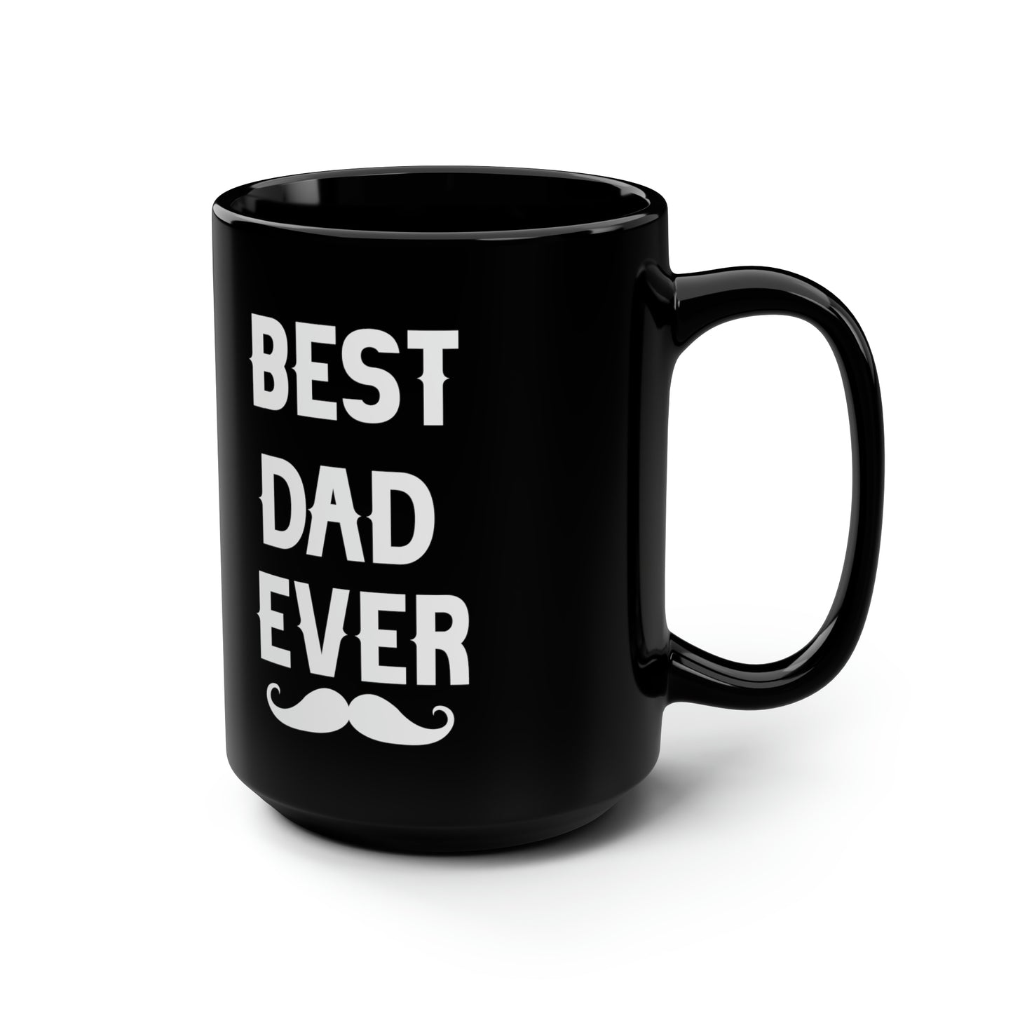 Mustache dad mug black mug 15 oz bring functional word fuck giftmerch office funny gift best friend gift Christmas