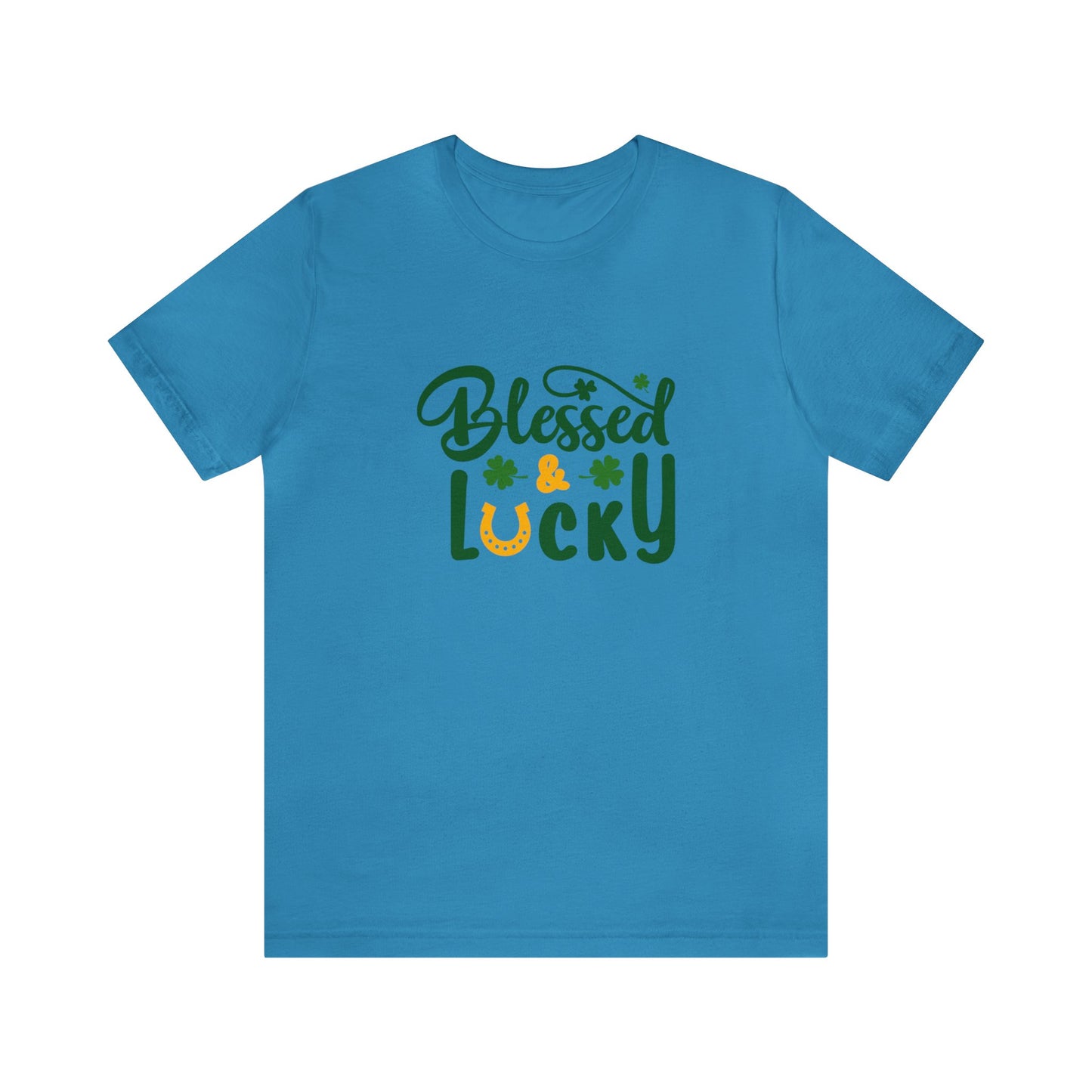 St Patrick's Day shirt blessed and lucky shirt Irish leaf shirt Unisex Tee Retro Shirt T-Shirt best friend vacation shirt beach