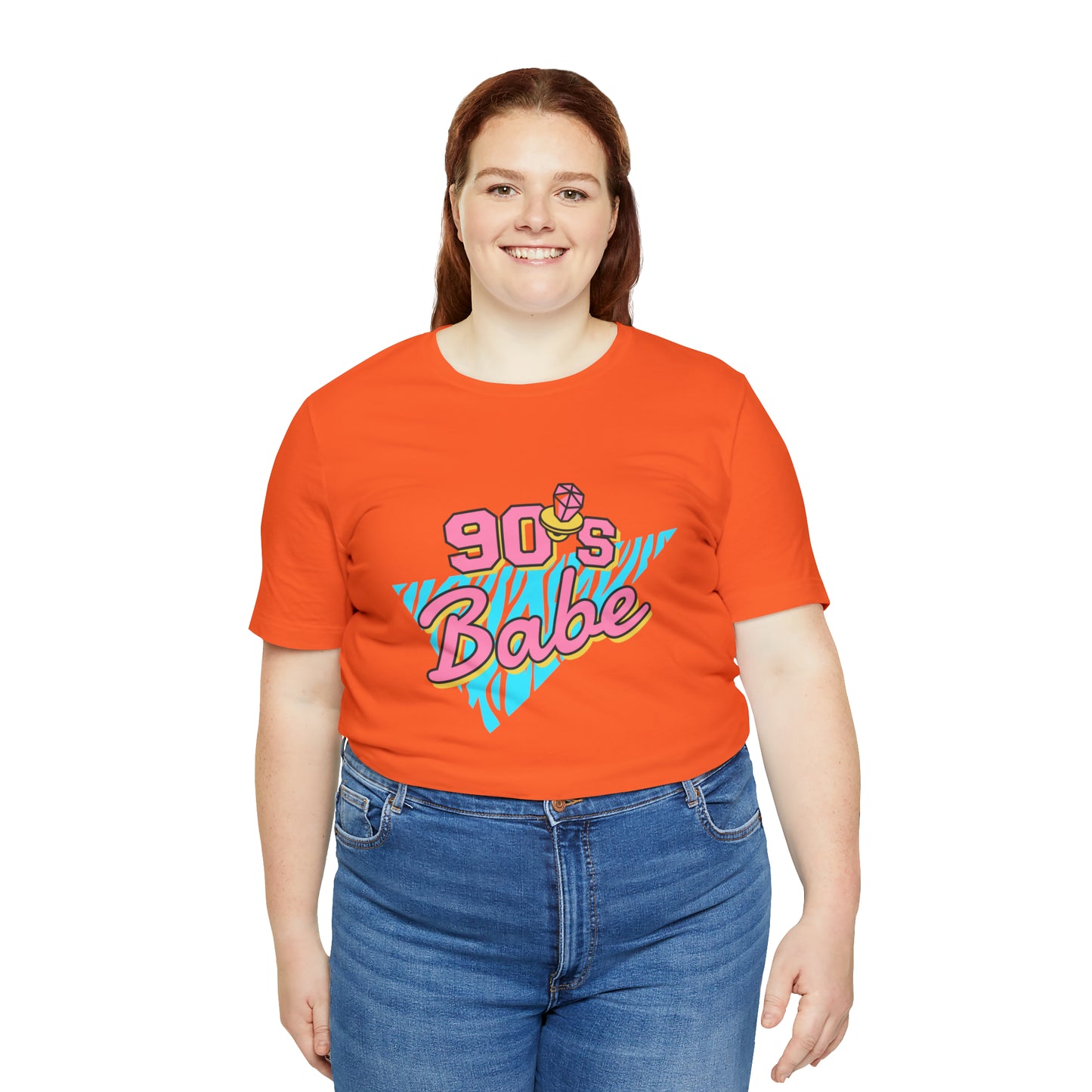 90's Babe shirt, gift for her, Christmas shirt, galantine gift best friend trip, Unisex Jersey Short Sleeve Tee