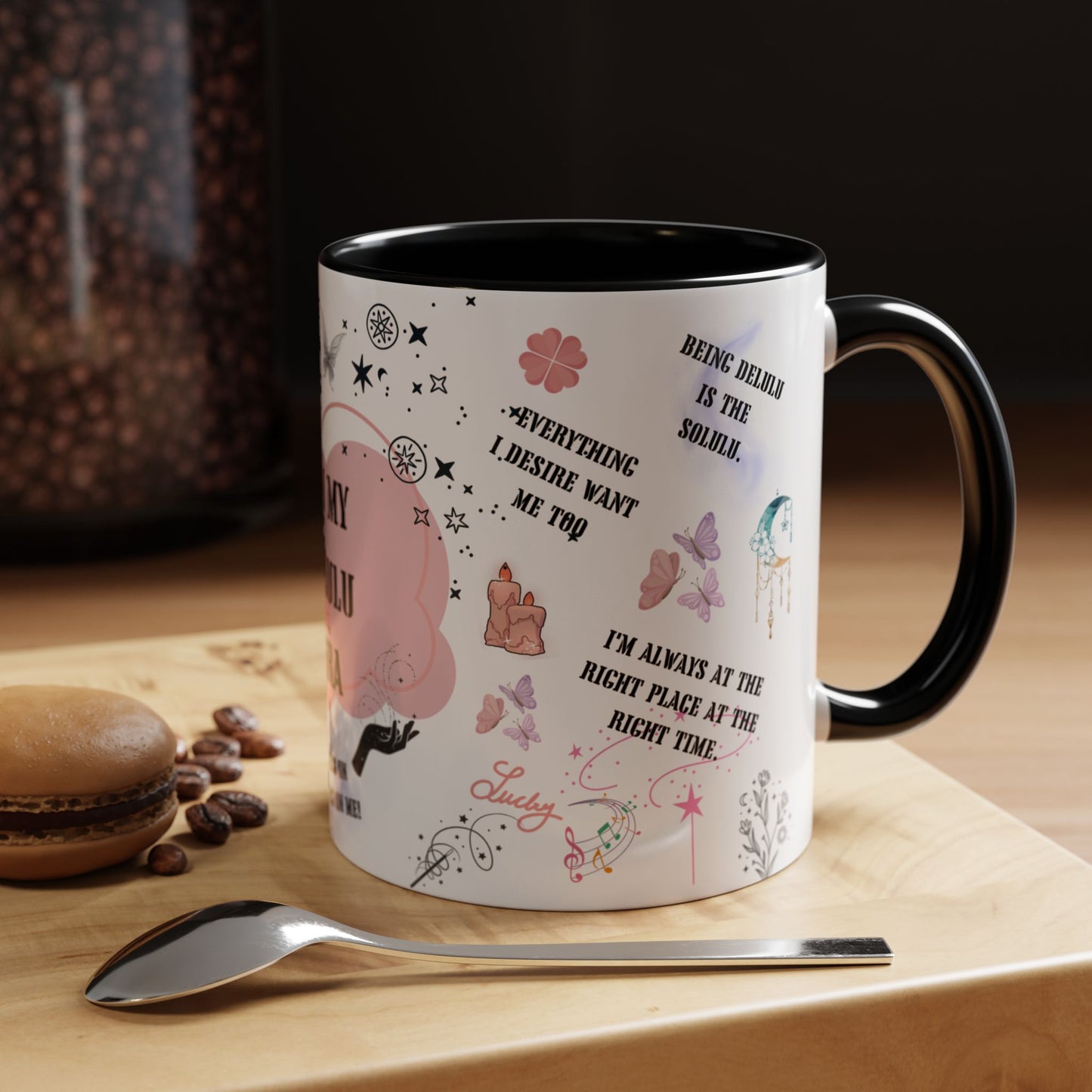 Morning affirmations mug In my delulu era mug witchy Christmas gift for her gift for him bestie mug Witches mug wicked mug Gift Mug coffee