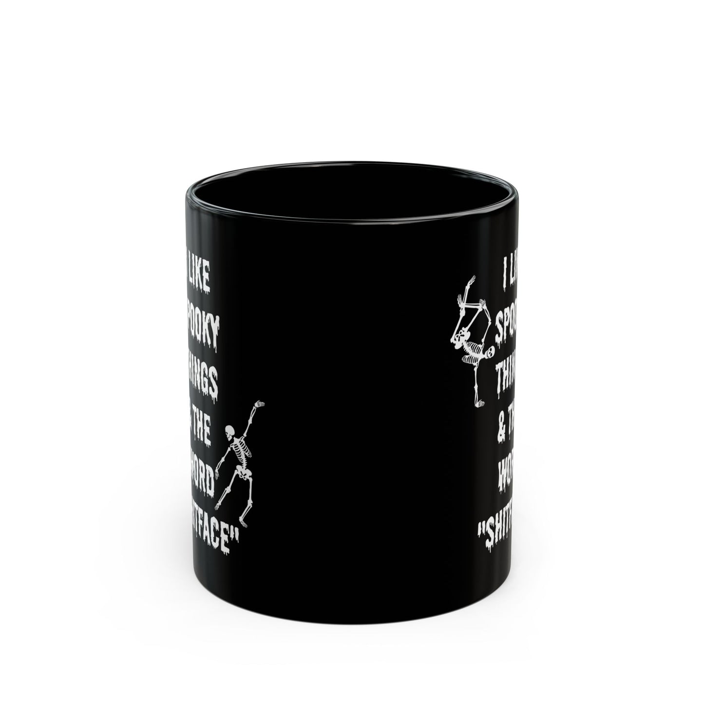 Halloween mug Spooky things mug I like spooky things and word shitface giftmerch office funny gift best friend gift Christmas word