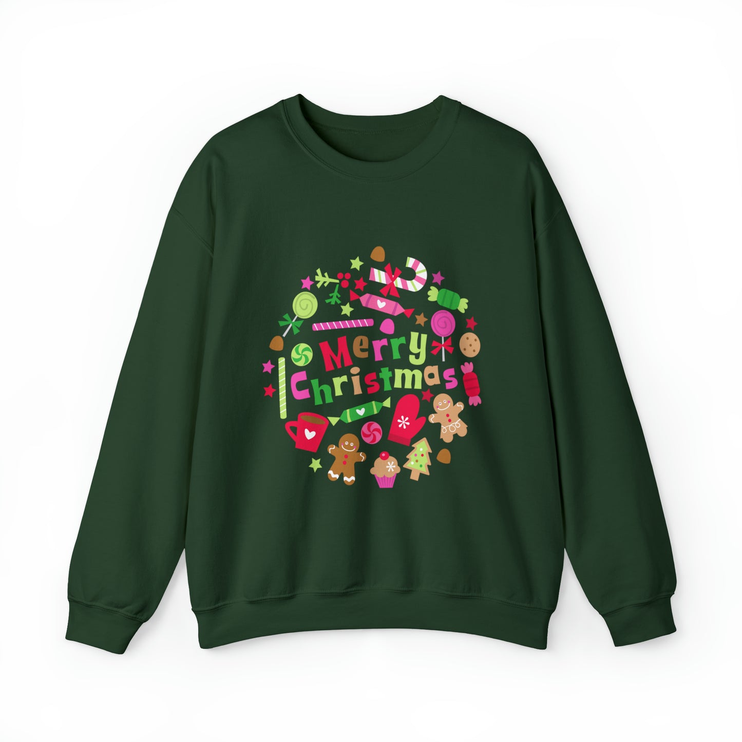 Candy Christmas sweater Merry Bright Christmas sweatshirt Christmas Sweatshirt for her Christmas family Shirt Christmas gift for him