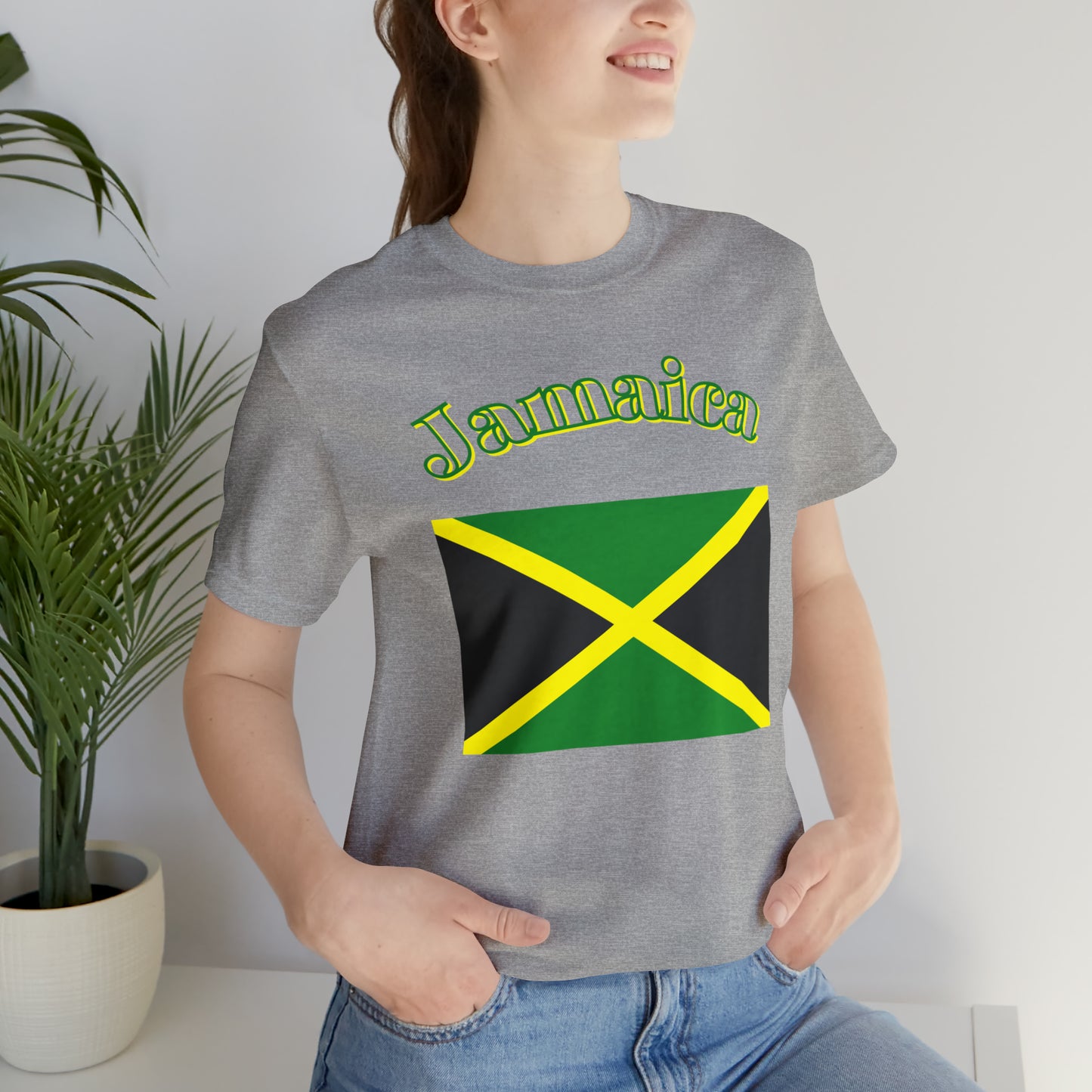 Jamaica flag shirt Jamaican T-shirt positive vibes shirt good vibes tee island girls trip shirt bohemian top Christmas gift for her for him