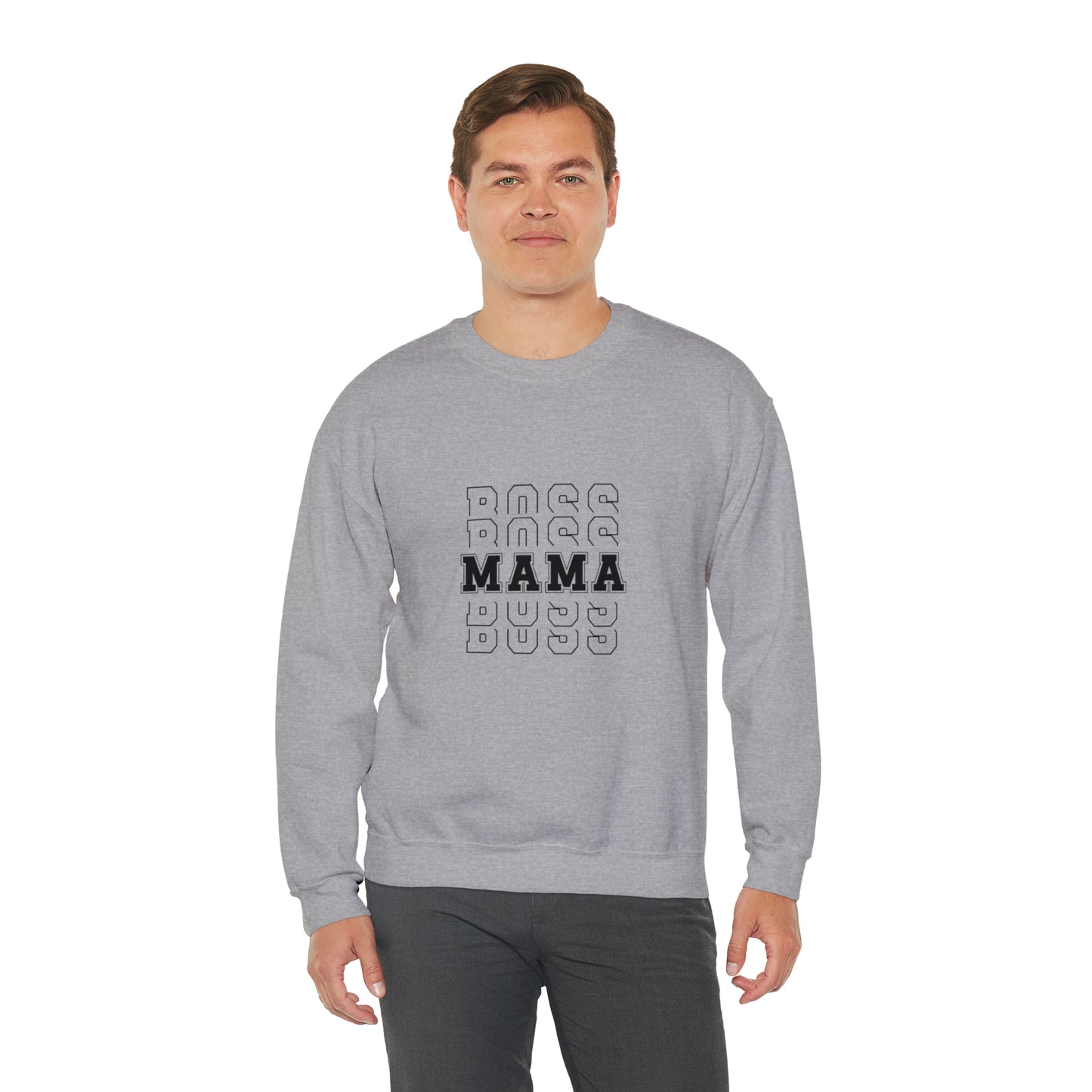 Boss Mama sweater, Gift for Mom, gift for wife, bridal party clothes, yoga wear for her, for him, Birthday gift for her,Galantine sweatshirt