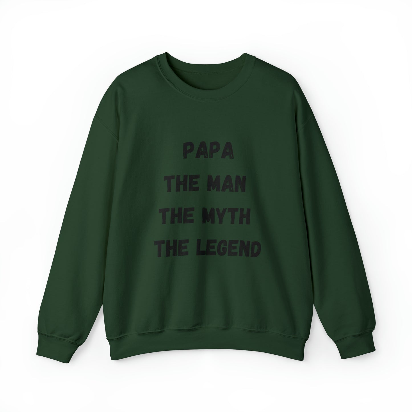 Papa the man the myth the legend Sweatshirt, Gift for Dad sweater father'sday tshirt, Daddy and me Christmas gift, best friend