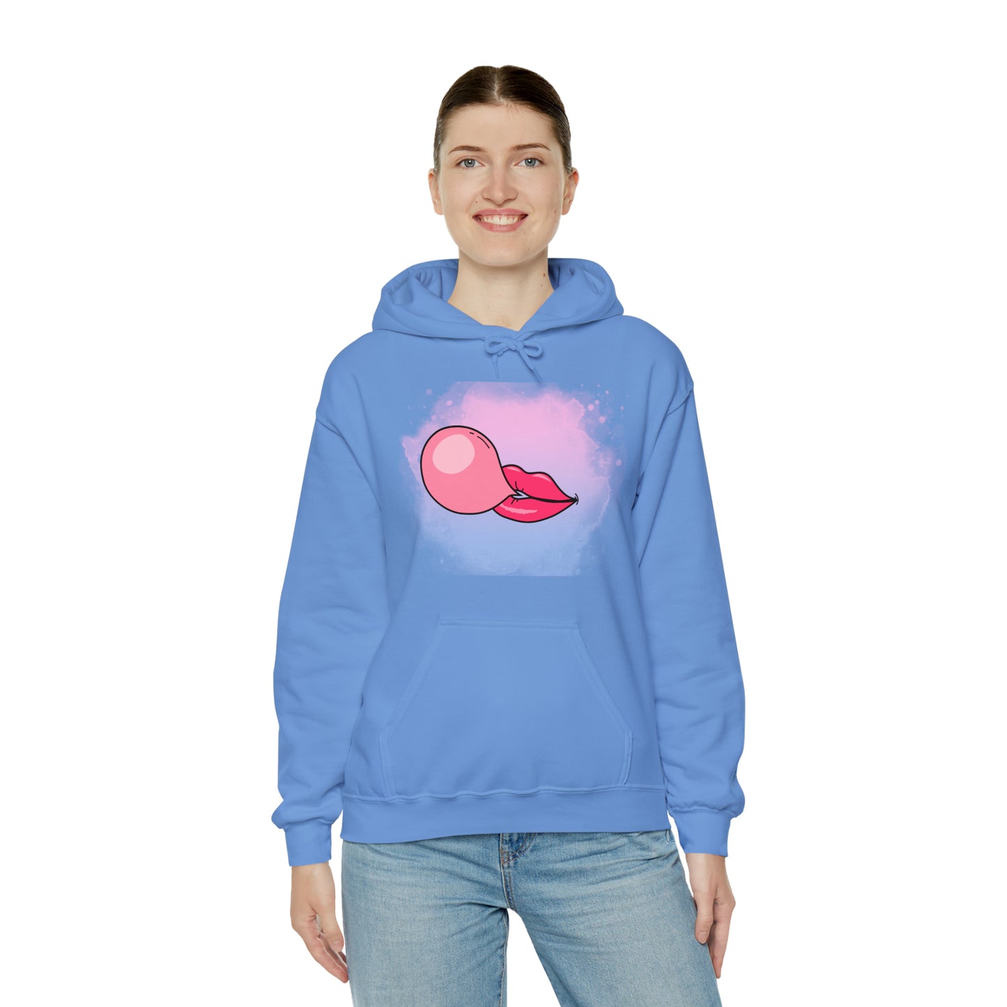 Bubble Gum kiss Hoodie, Summer Bubblegum shirt, Birthday gift for her, Galantine gift for her, best friend gift,birthday vacation,Unisex