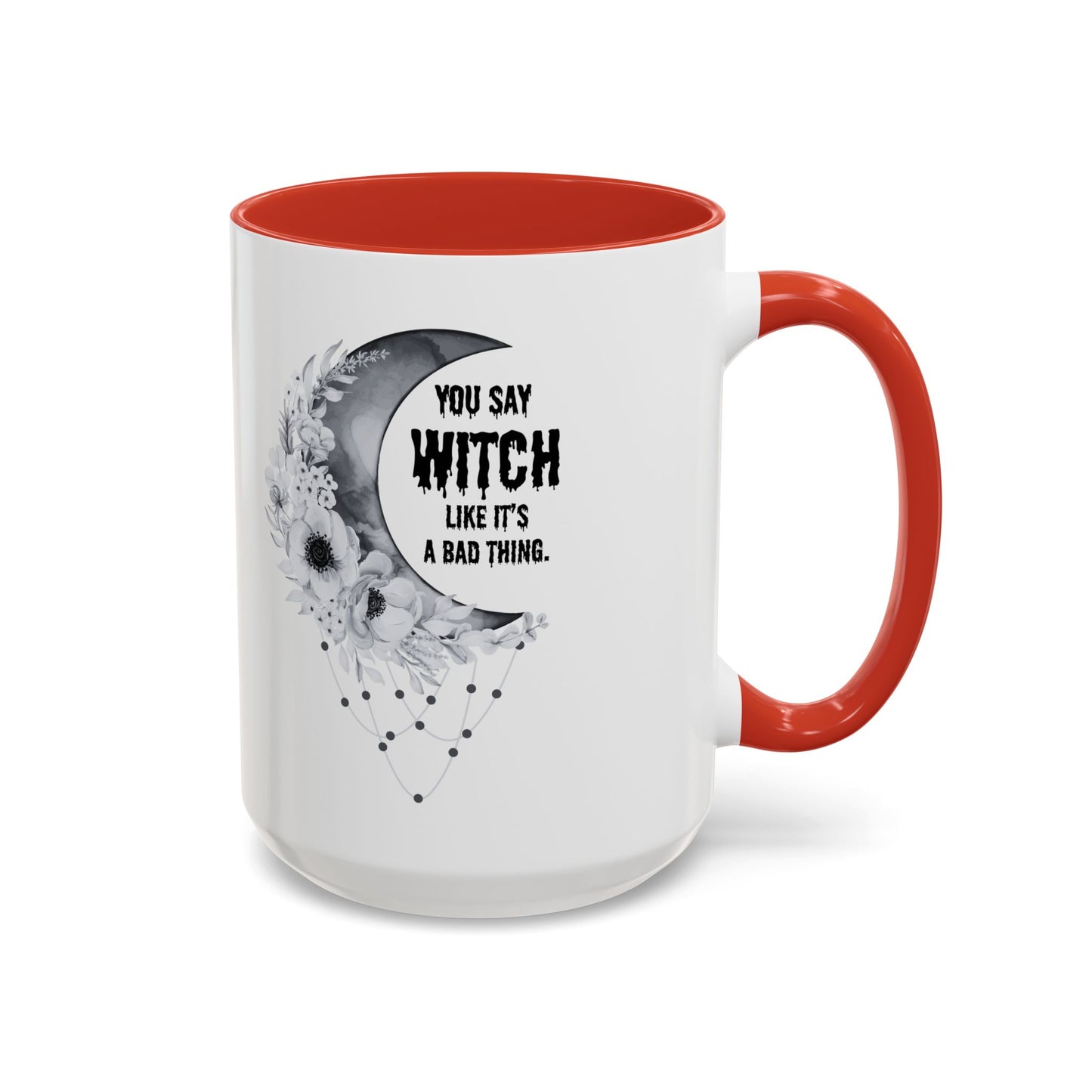 Witch mug Halloween mug Spooky things mug office funny gift best friend gift Christmas word fuck sarcastic humour gift Coffee Mug(11, 15oz)