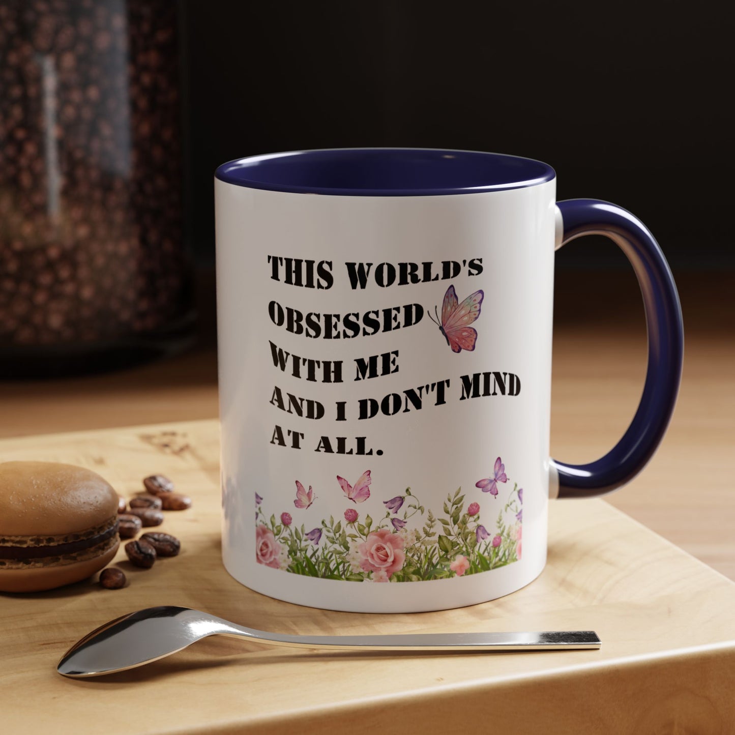 Morning affirmations mug World's obsessed with me manifesting mug delulu era mug Christmas gift for her gift for him bestie Mug