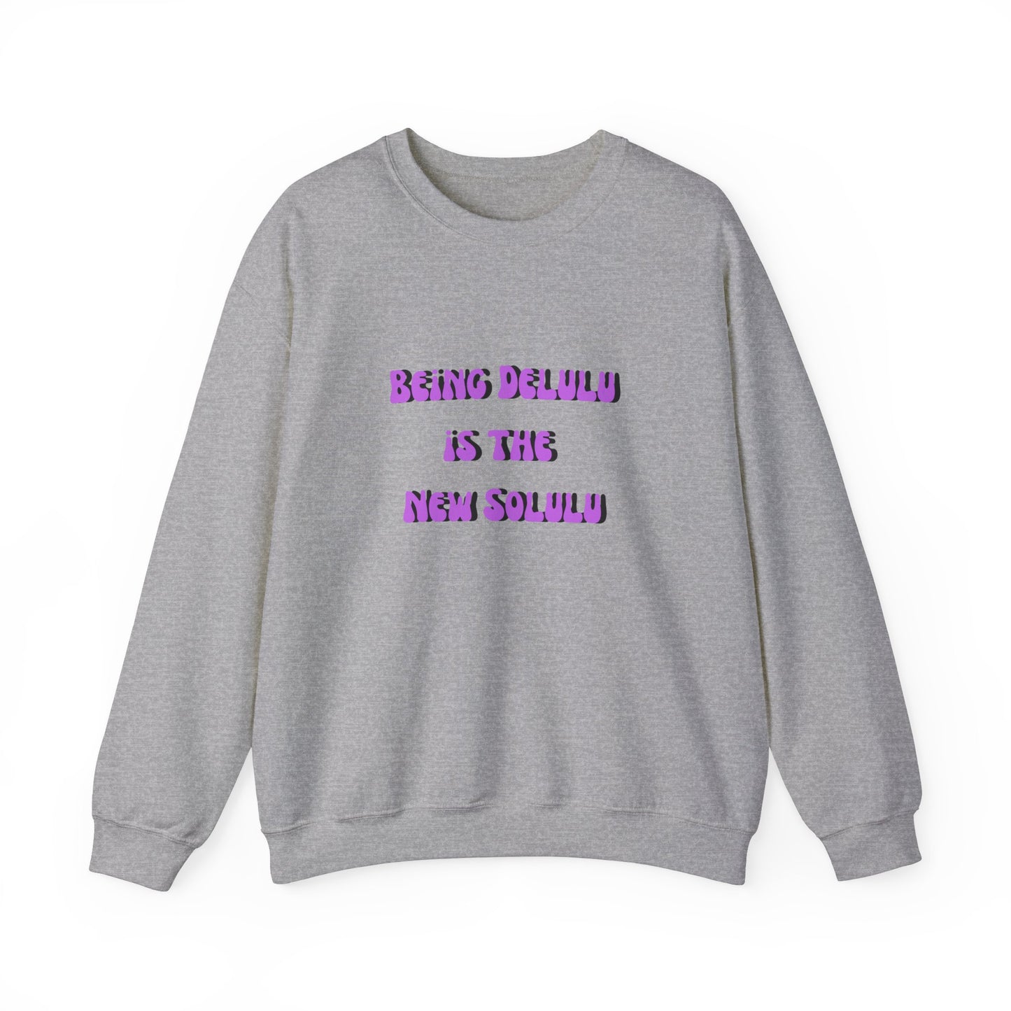 Being delulu is the new Solulu sweater dreamer sweater motivational sweater aesthetic gift funny tiktok birthday gift for her Christmas gift