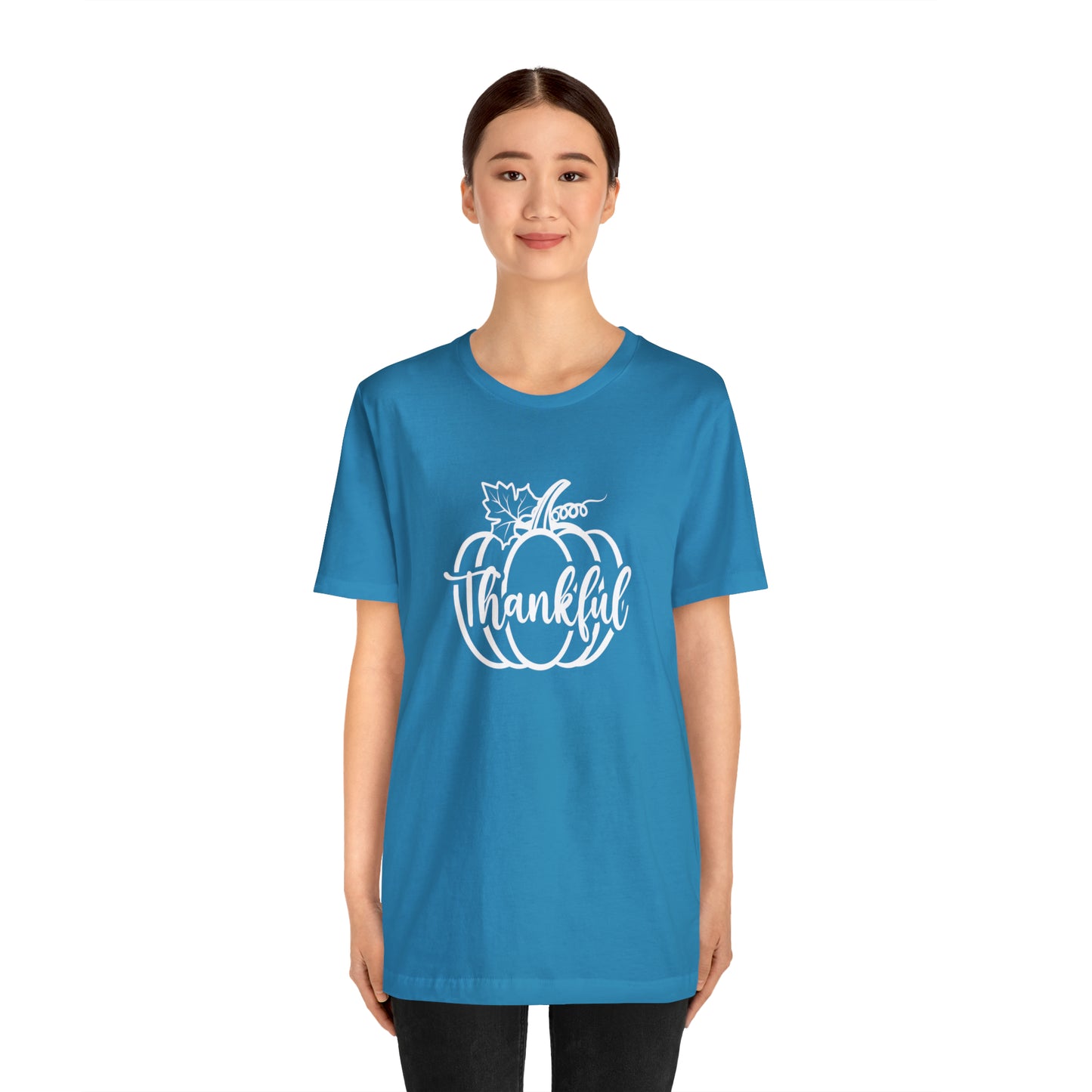 Thankful pumpkin shirt thankful grateful blessed shirt give thanks Tshirt Thankful Shirt Women's Thanksgiving Shirt Fall Clothing Thankful