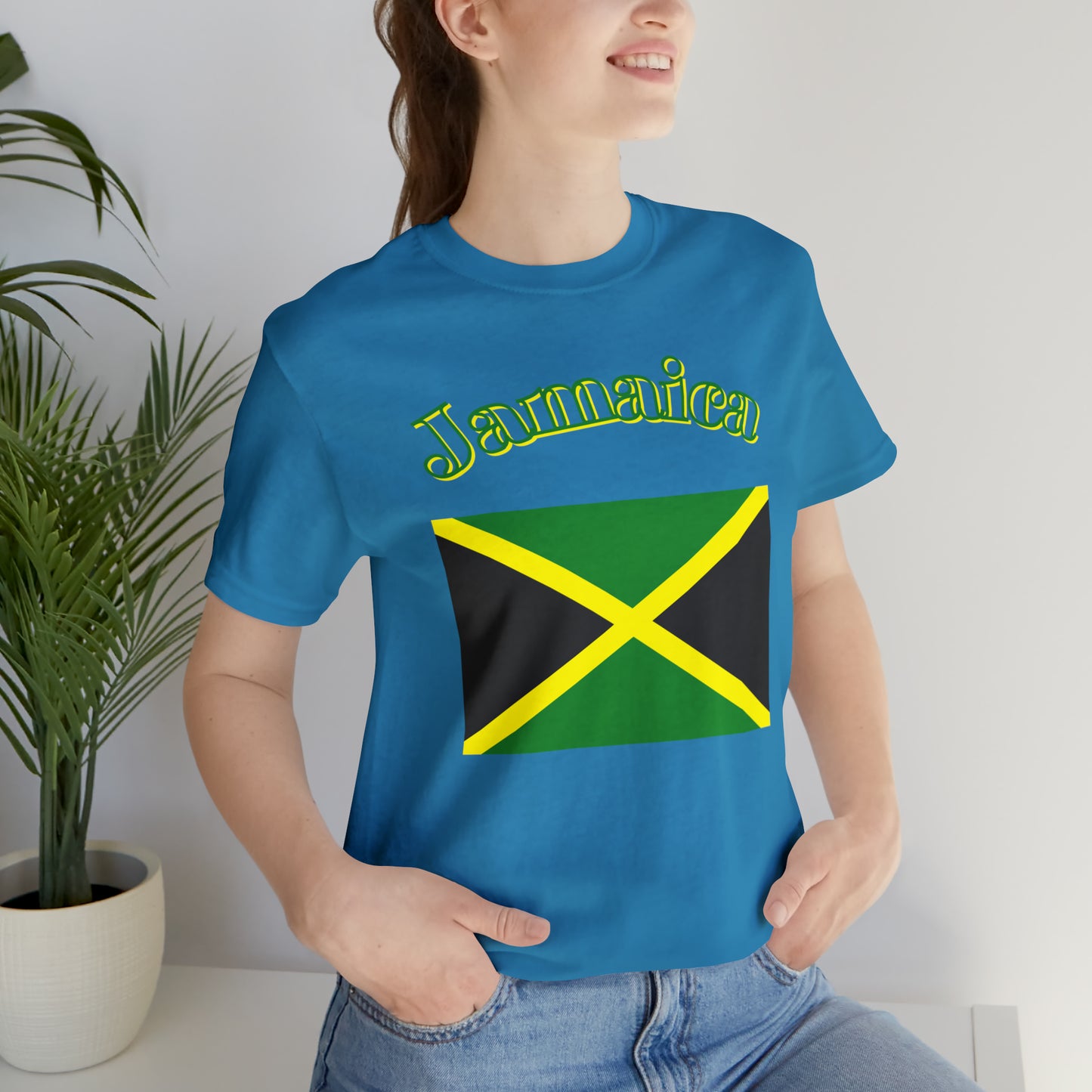 Jamaica flag shirt Jamaican T-shirt positive vibes shirt good vibes tee island girls trip shirt bohemian top Christmas gift for her for him