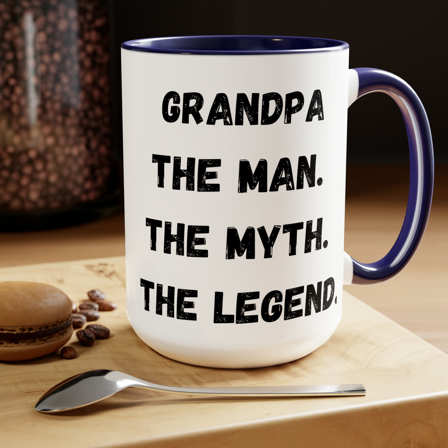 Grandpa mug the man the myth the legend mugDaddy mug love you dad gift Coffee Mug pregnancy reveal gift heart mug gift for her Mug Coffee