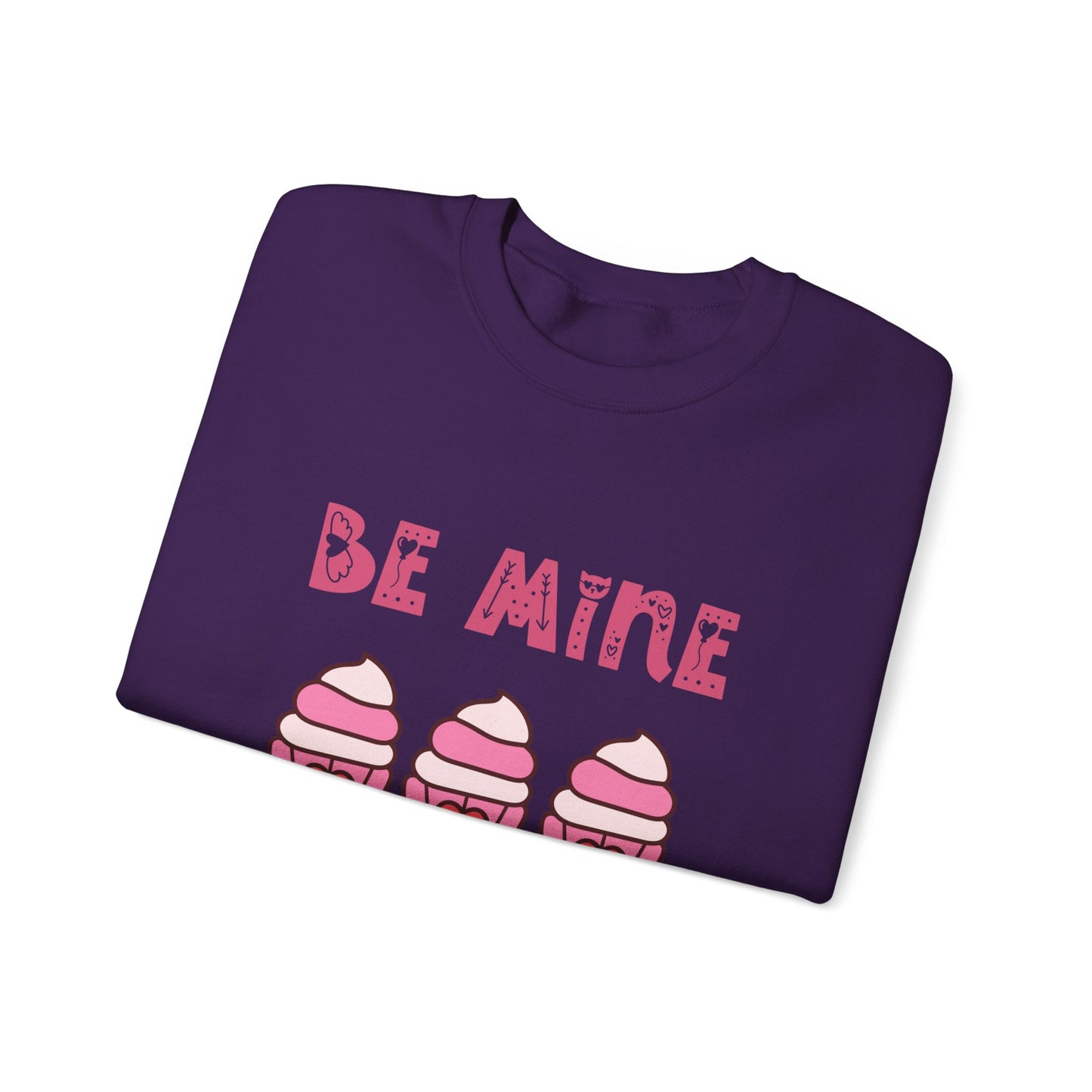 Be mine cupcake sweater valentines Day sweatshirt love sweater galentine's day gift best friend gift Unisex gift cupcake sweatshirt