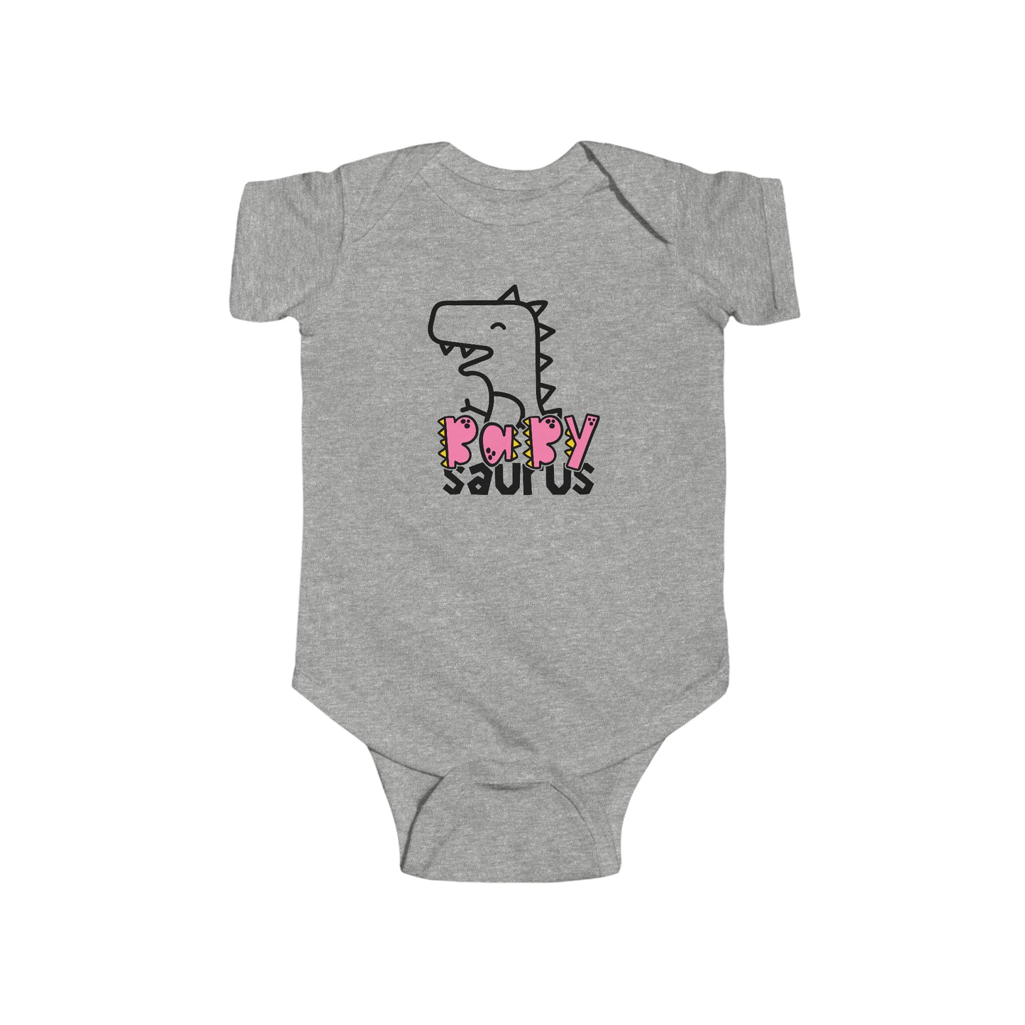 BabySaurus onesie baby shirt Baby dinosaur brother football T-shirt baby sister football T shirt family shirts Infant Fine Jersey Bodysuit