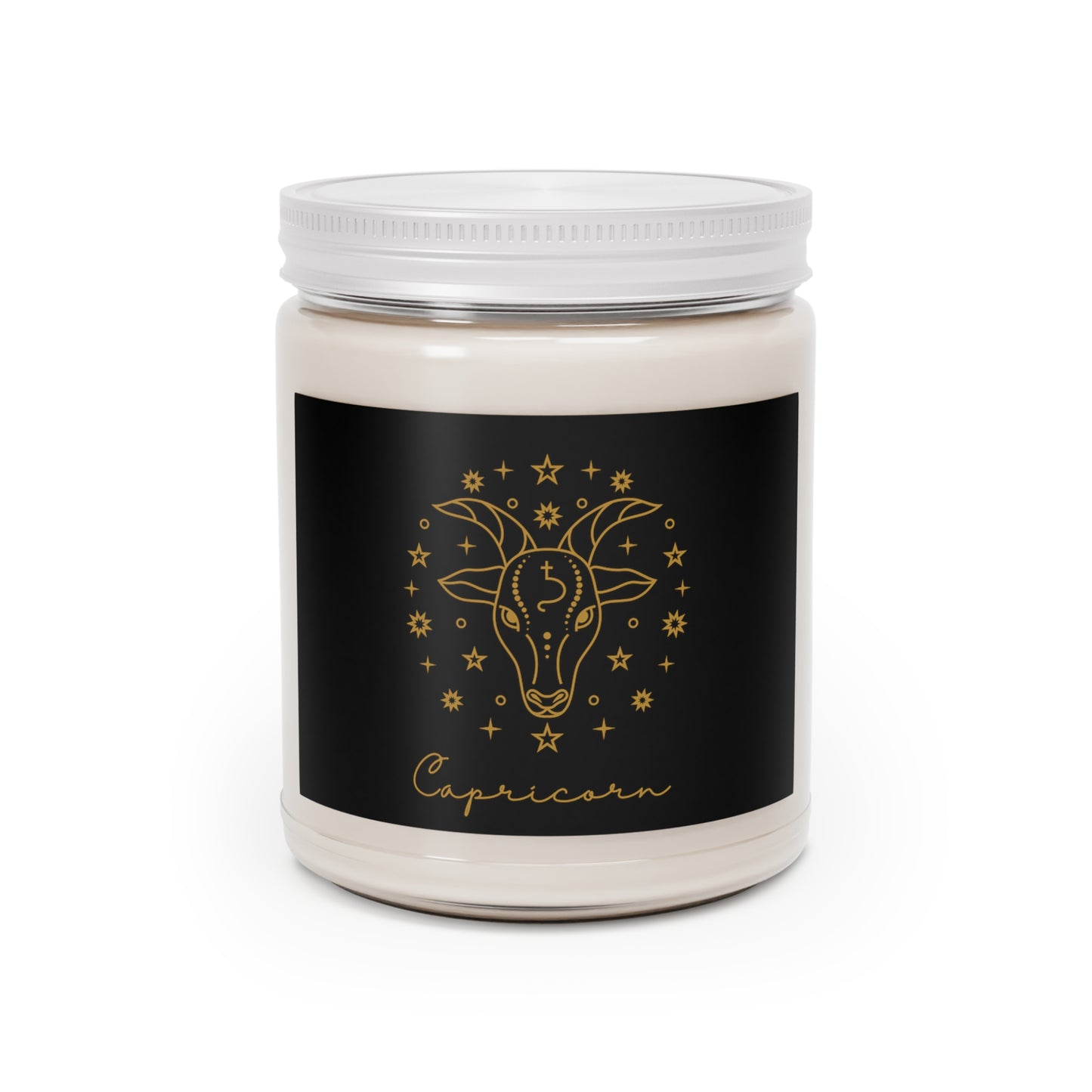 Gift for Capricorn candle black and gold candle best friend candle gift for bridesmaids gift bachelorette party gift for her gift for him