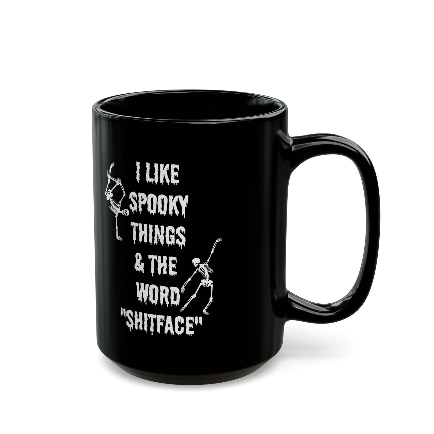 Halloween mug Spooky things mug I like spooky things and word shitface giftmerch office funny gift best friend gift Christmas word