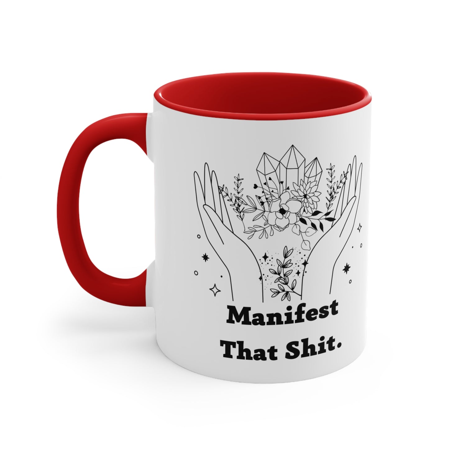 Manifest that shit mug spiritual motivational gift birthday gift custom mug gift for best friend coffee tea gift for her gift for him 11oz