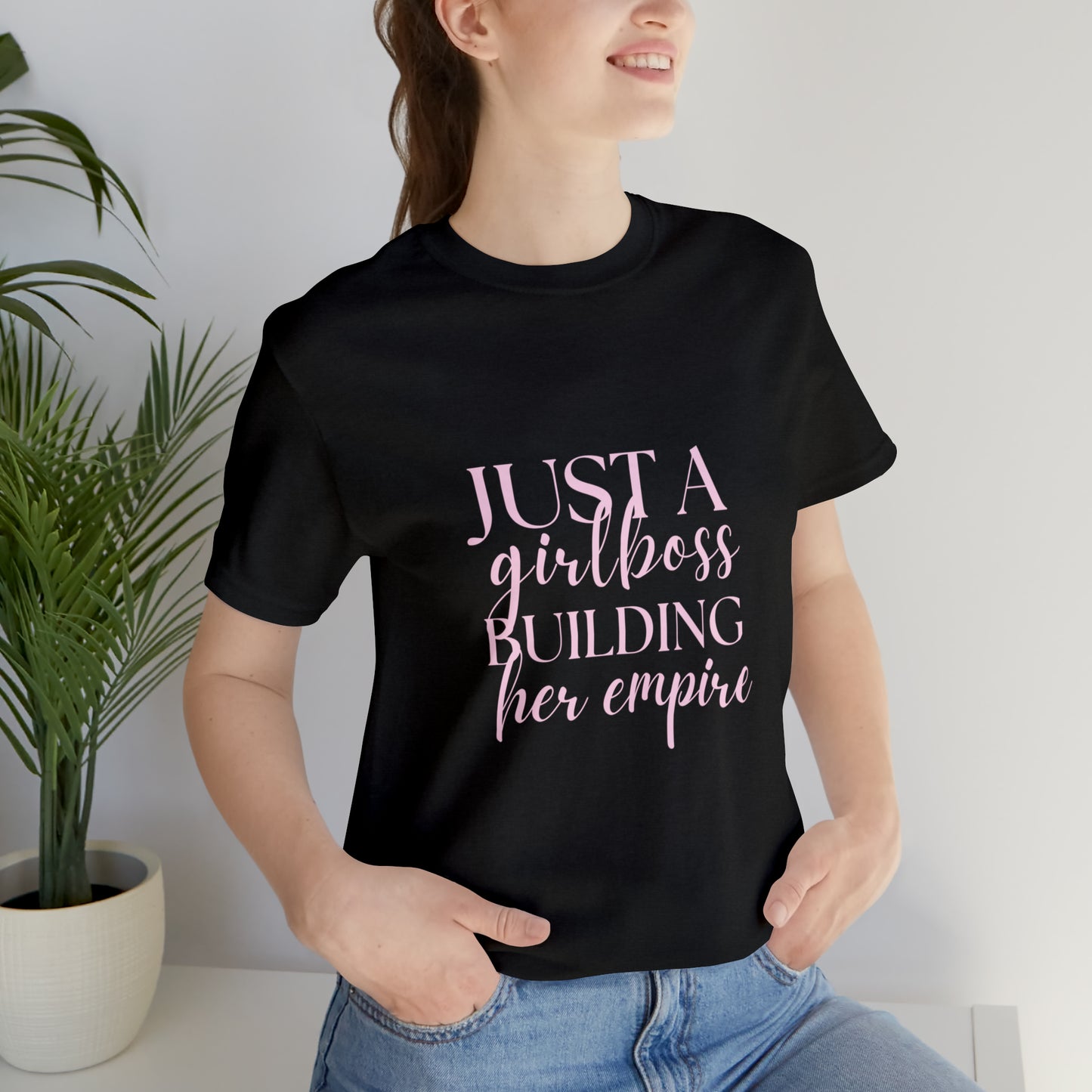 Girlboss shirt, Just a girlboss building her empire tee, Bossbabe sweater, entrepreneur Unisex shirt, vacation shirt, best friend