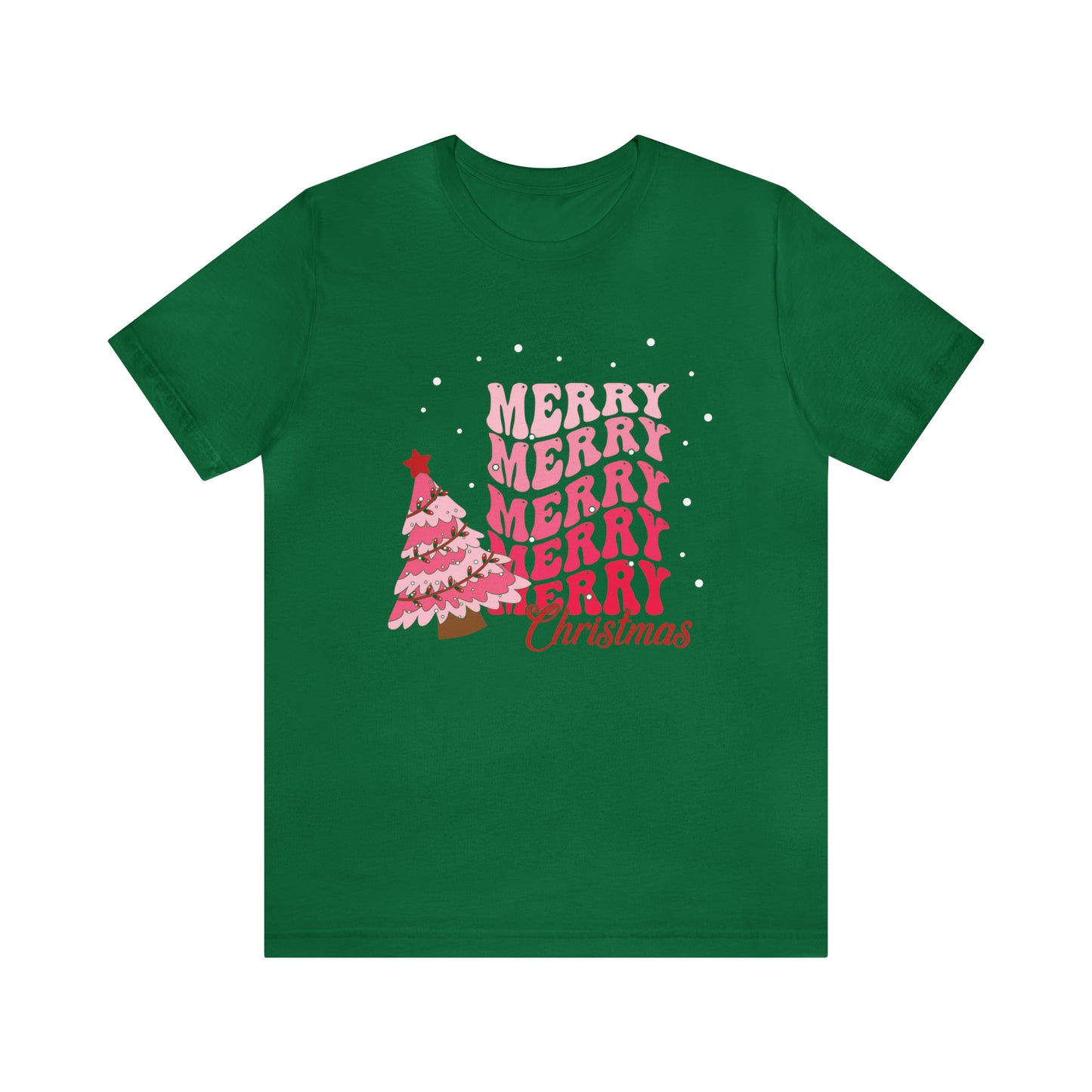 Festive AF shirt Pink Merry Bright Christmas Tshirt for Women Christmas Shirt Sweater Holiday Christmas gift for her gift for him unisex