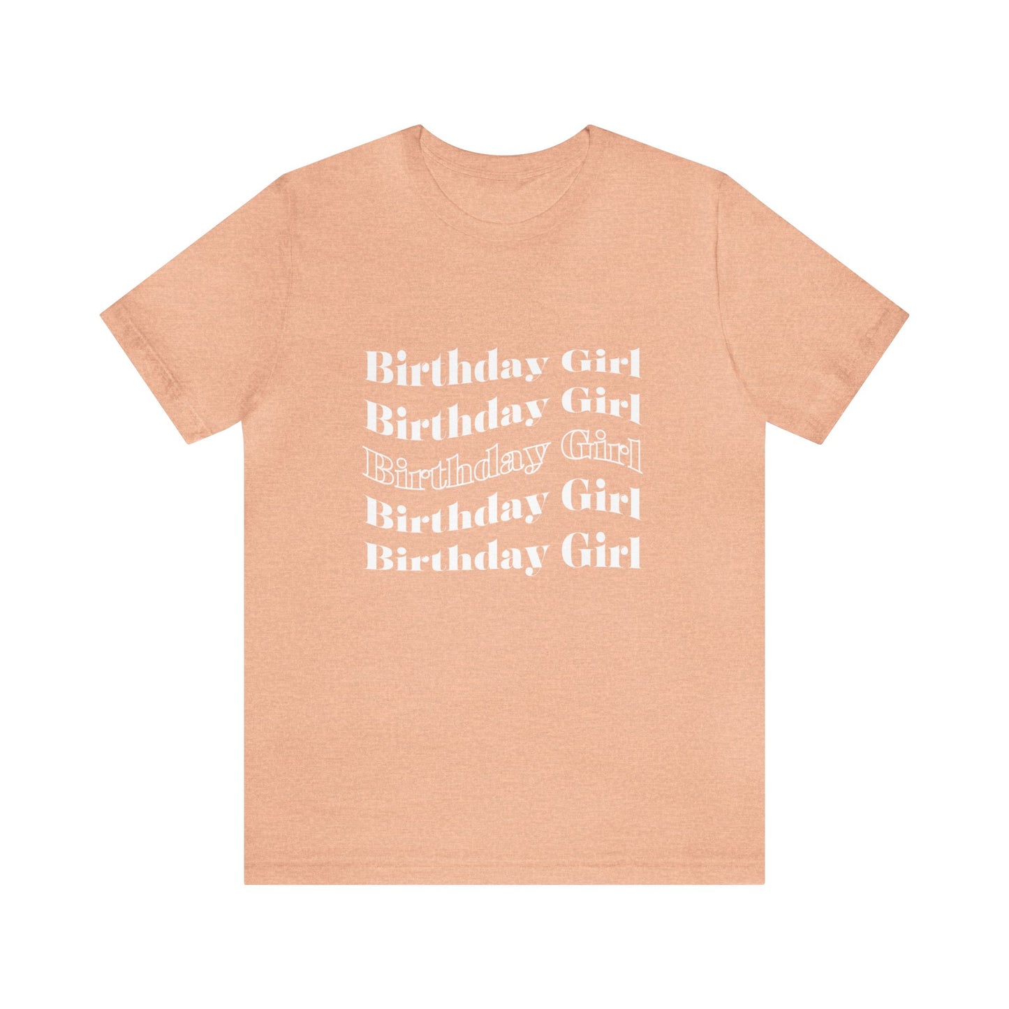 Birthday girl shirt gift for her best friend gift wavy shirt birthday party attire month funny T-shirt birthday gift Christmas gift for him