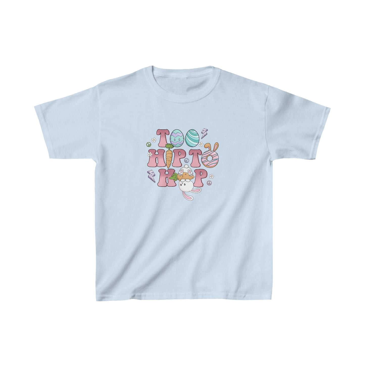 Too Hip to hop easter shirt easter bunny shirt egg hunting unicorn birthday shirt birthday party shirt Christmas shirt Rainbow cloud kid shirt birthday shirts birthday